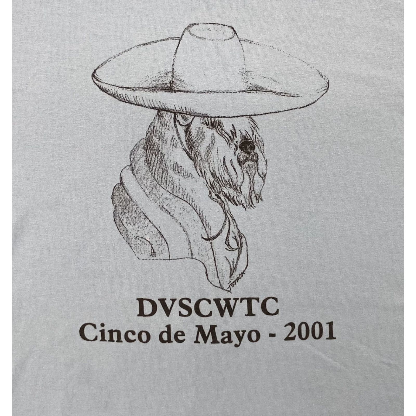 Hanes VINTAGE Hanes Cotton T-Shirt Adult XL Dog Cartoon Aztec Cinco De Mayo 2001 Mens XL Y2K Size US XL / EU 56 / 4 - 4 Thumbnail