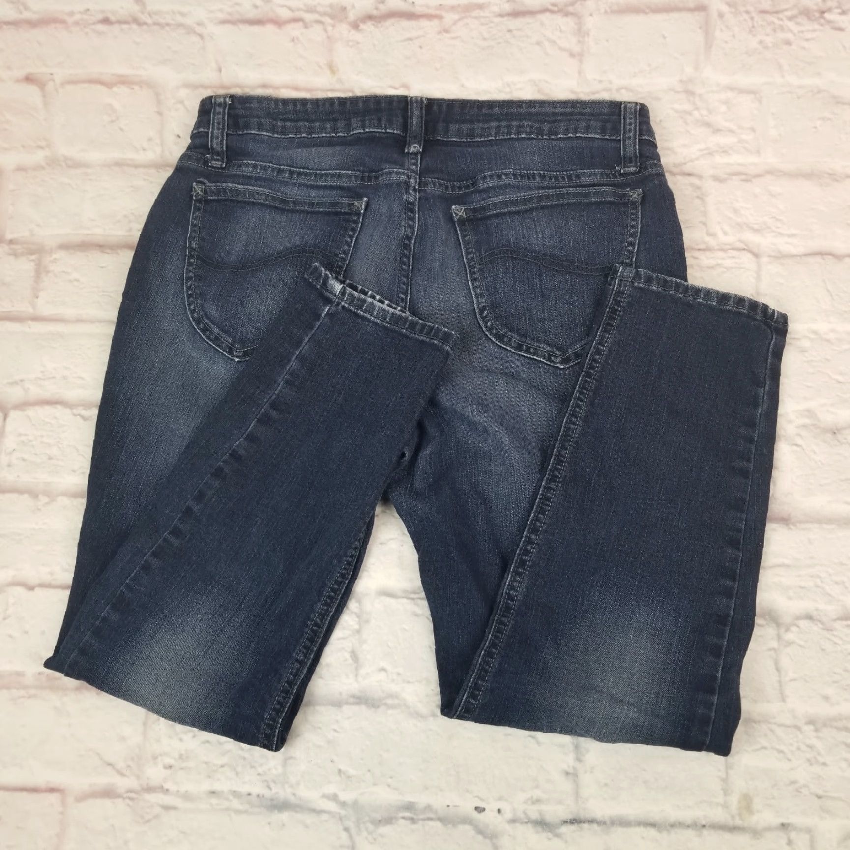 Lee VINTAGE Lee Riders Denim Jeans Womens Midrise Skinny Cropped Size 10P Petite Dark Wash Size 32" / US 10 / IT 46 - 3 Thumbnail