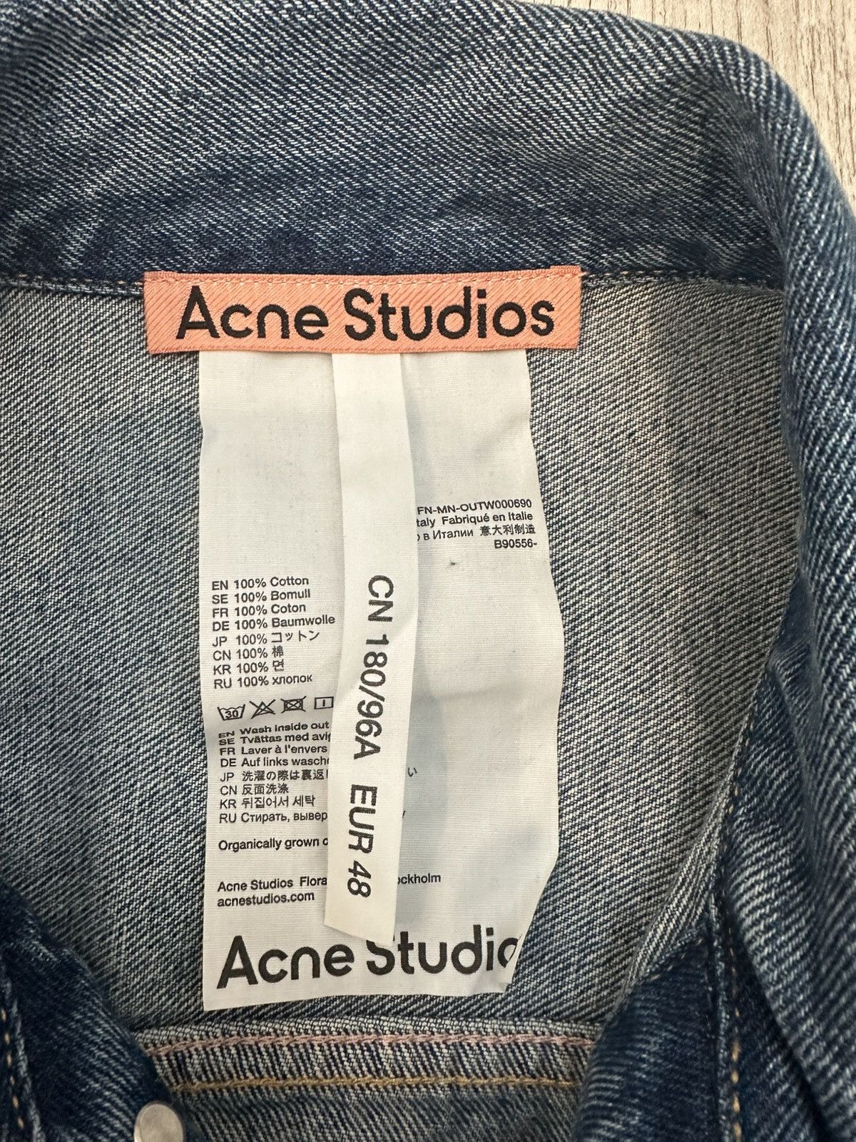 Acne Studios Acne Studios Denim Jean Jacket Size US M / EU 48-50 / 2 - 7 Thumbnail
