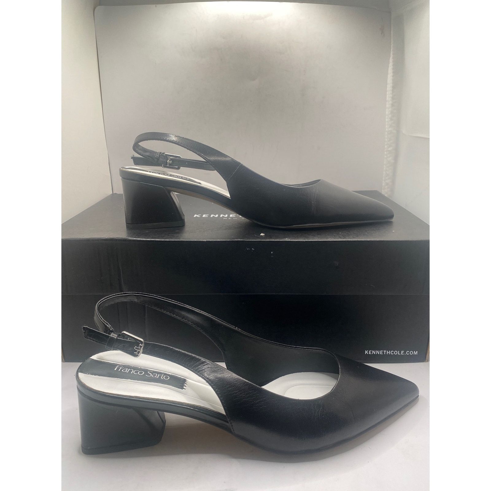 Franco Sarto Franco Sarto Racer Slingback Pointed Toe Pump 38.5 EUR/8 Size US 8 / IT 38 - 1 Thumbnail
