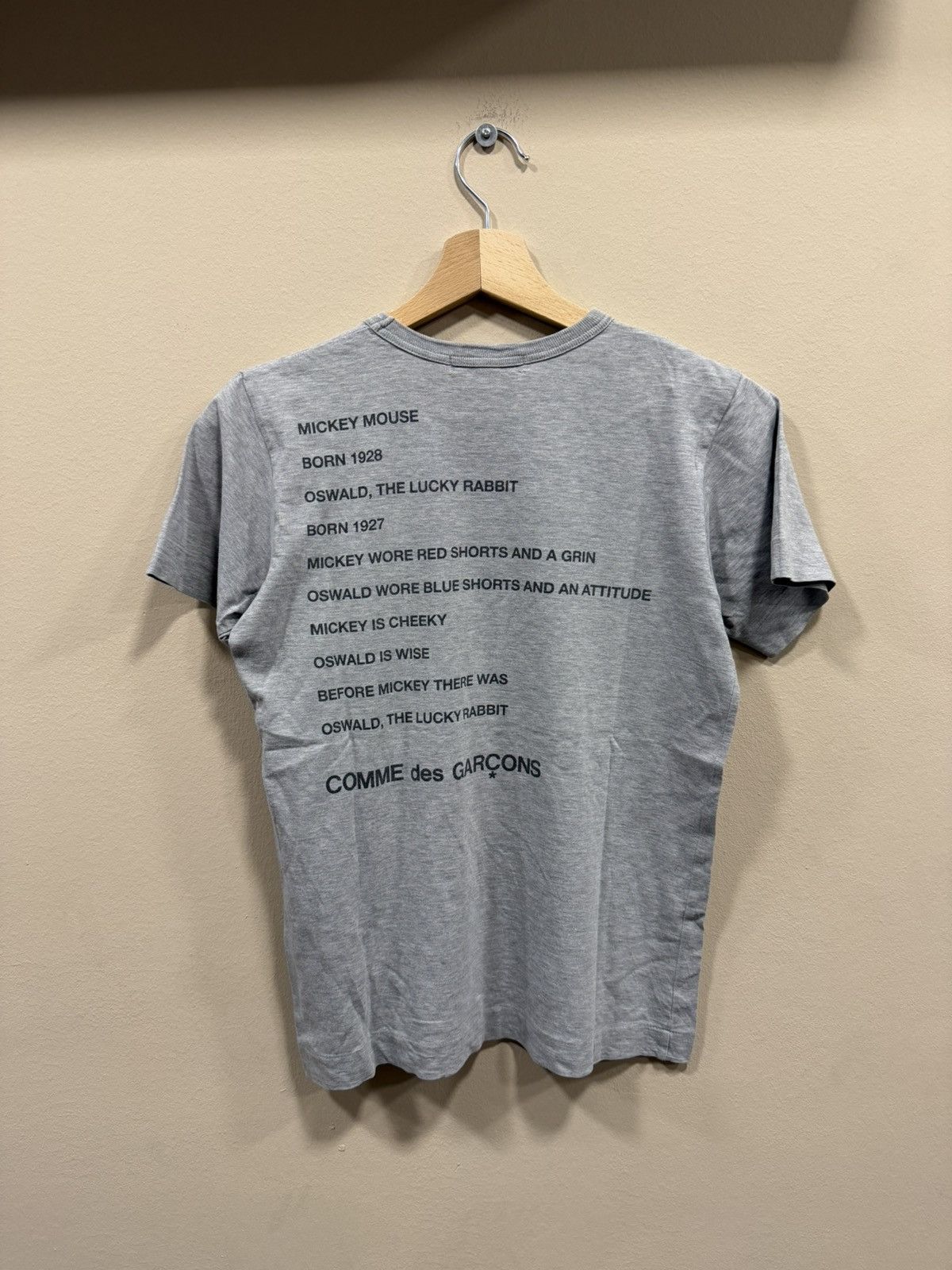 Comme des Garcons Vintage 1999 SS Comme Des Garsons Oswald T-Shirt Size US S / EU 44-46 / 1 - 2 Thumbnail