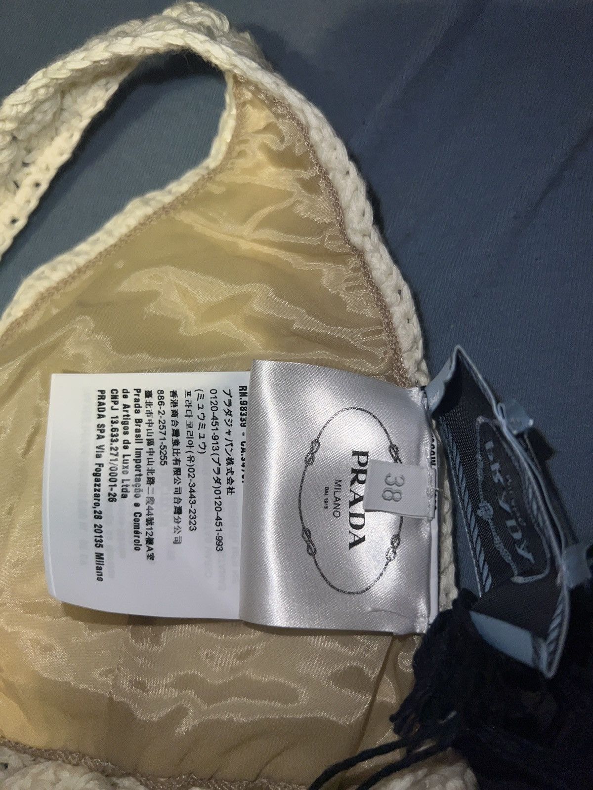 Prada Prada Crochet top Only Vip Creme 💞 Size S / US 4 / IT 40 - 9 Thumbnail