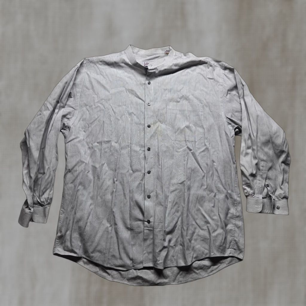 Vintage VINTAGE Vito Rufolo Dress Shirt Oxford Gray 2XL Adult Men 2XL 100% Cotton Solid Long Sleeve Size 48R - 1 Thumbnail