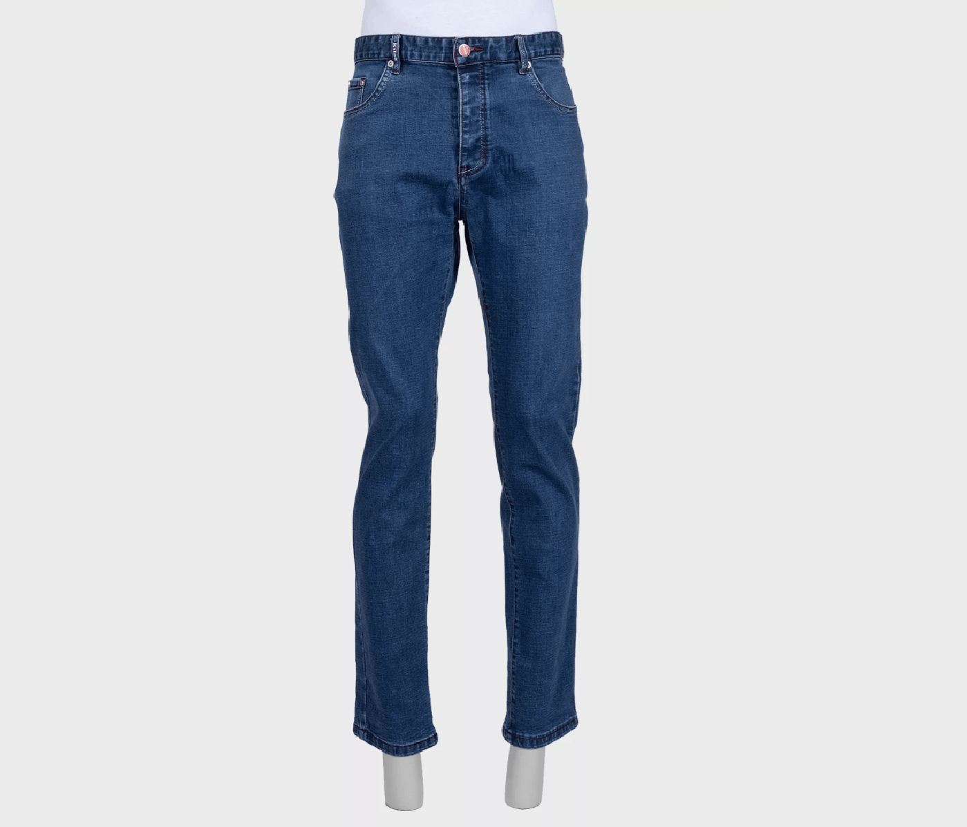 Kiton Kiton Blue Straight Leg Jeans Red Patch Men W36 XL Size US 36 / EU 52 - 1 Thumbnail
