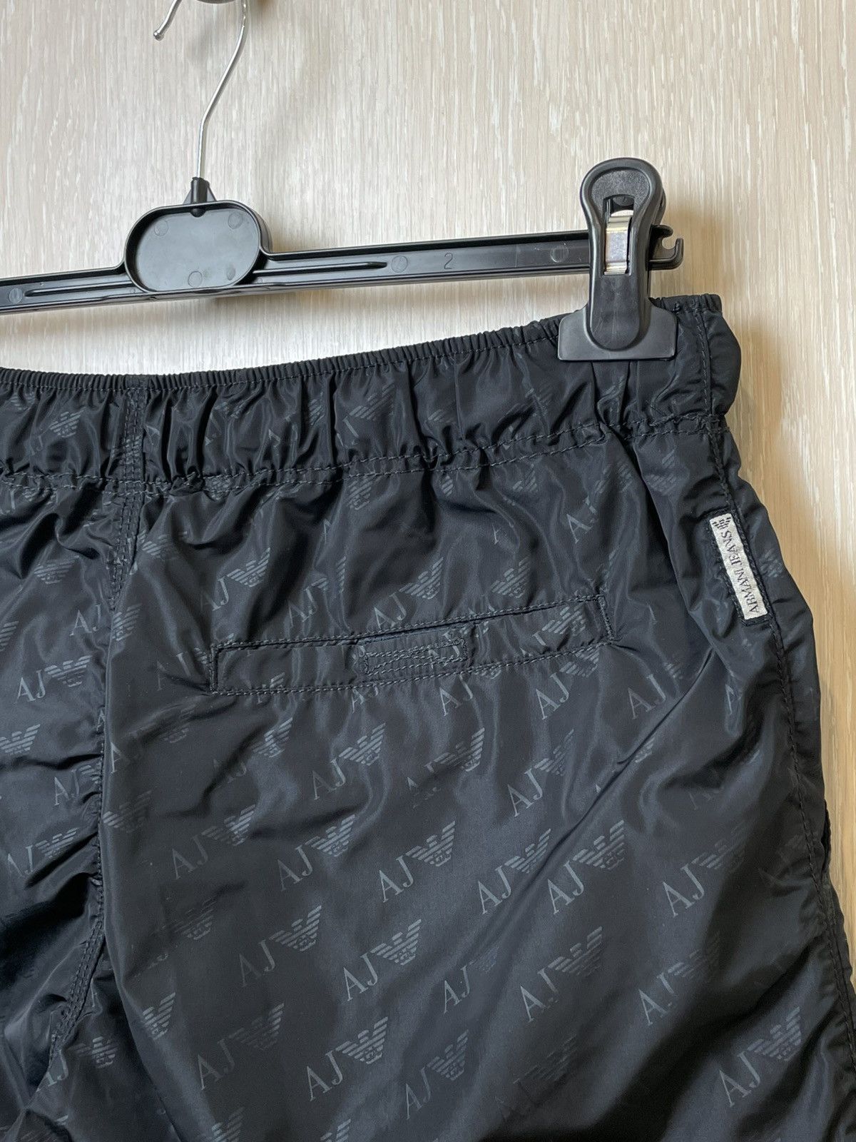 Armani ARMANI JEANS All Over Logo Print Swim Shorts Size US 32 / EU 48 - 7 Thumbnail