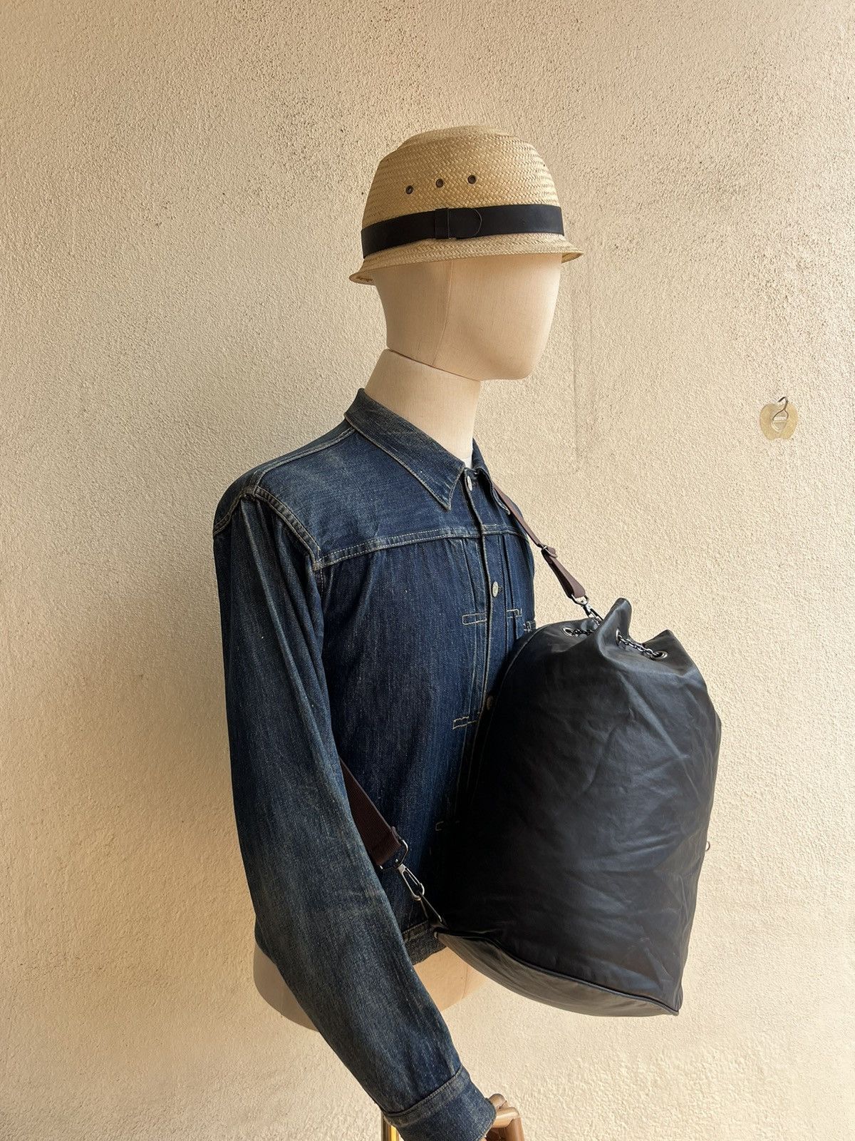 Jean Paul Gaultier × Vintage Vintage Jean Paul Gaultier Waxed Bag Size ONE SIZE - 6 Thumbnail