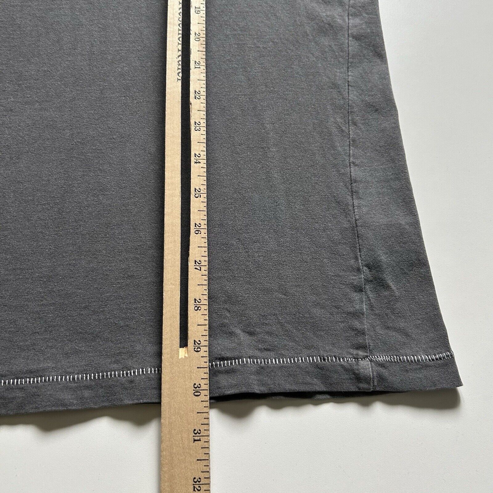 Vintage Vintage Y2K Faded Blank Charcoal Gray Basic T Shirt XL Rare Size US XL / EU 56 / 4 - 6 Thumbnail