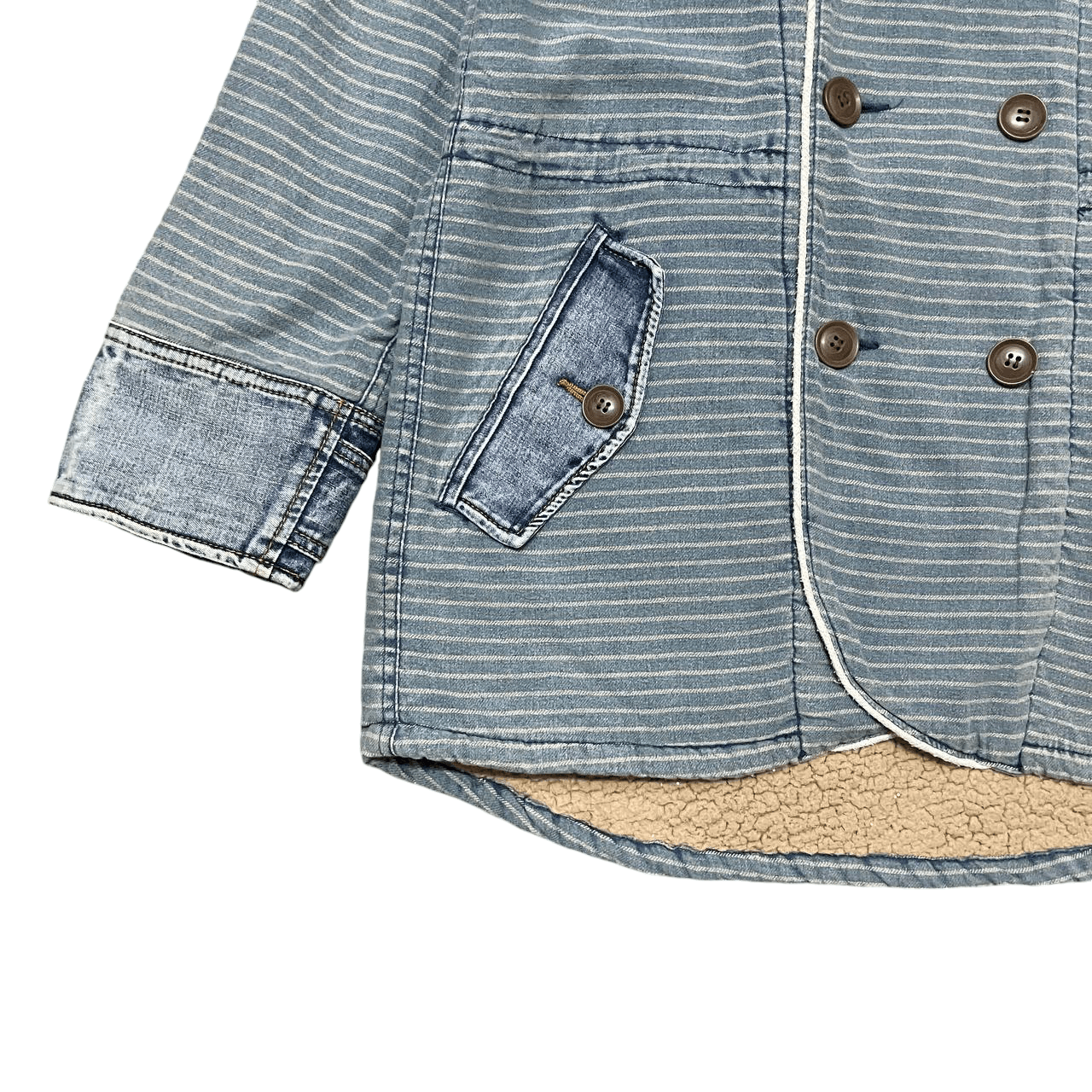 Kapital Vintage Cube Sugar Striped Coat Kapital Style Size US M / EU 48-50 / 2 - 3 Thumbnail