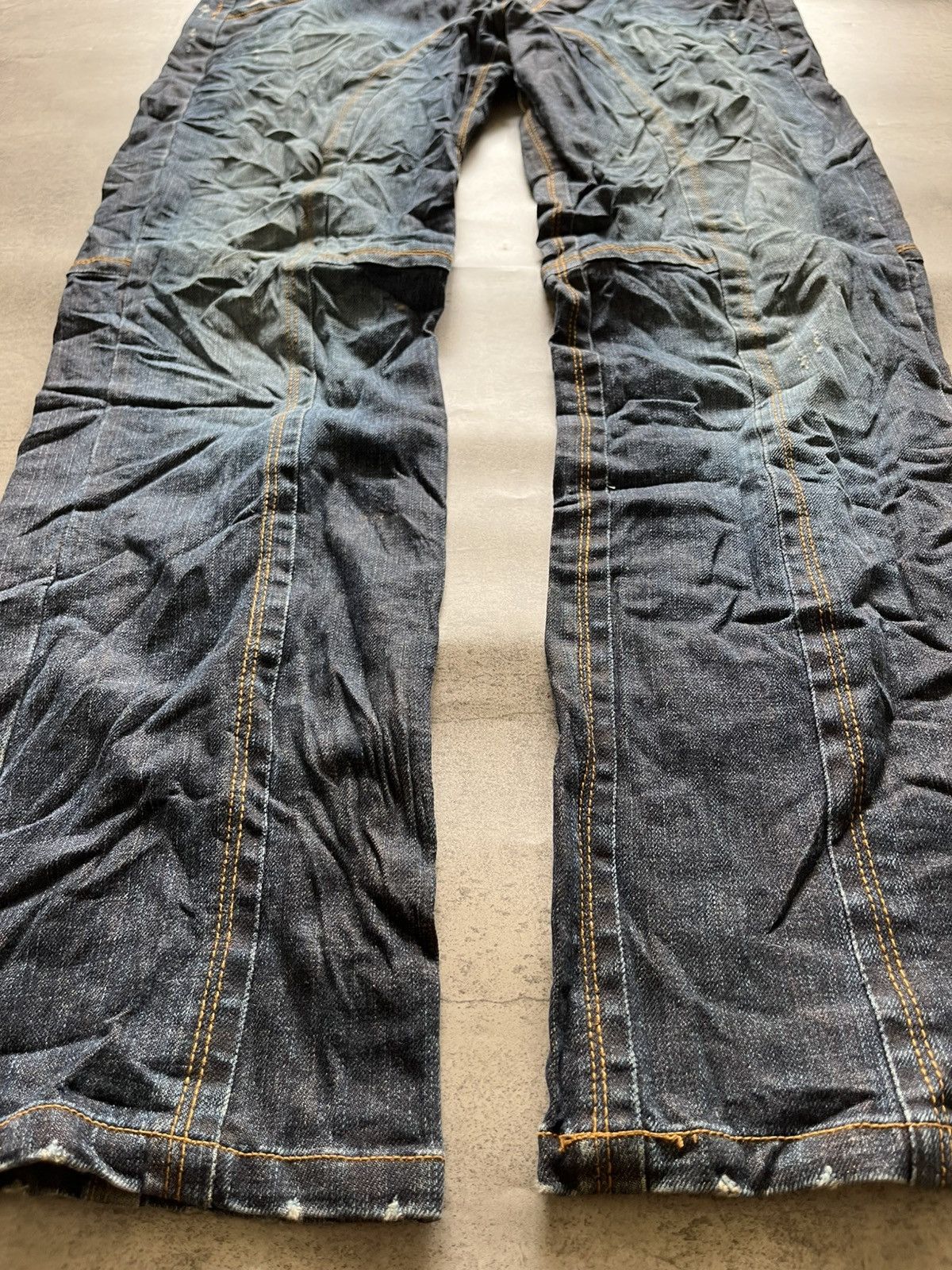 5351 POUR LES HOMMES HOMME Japan Skull Denim – Grunge Style Size US 32 / EU 48 - 6 Thumbnail