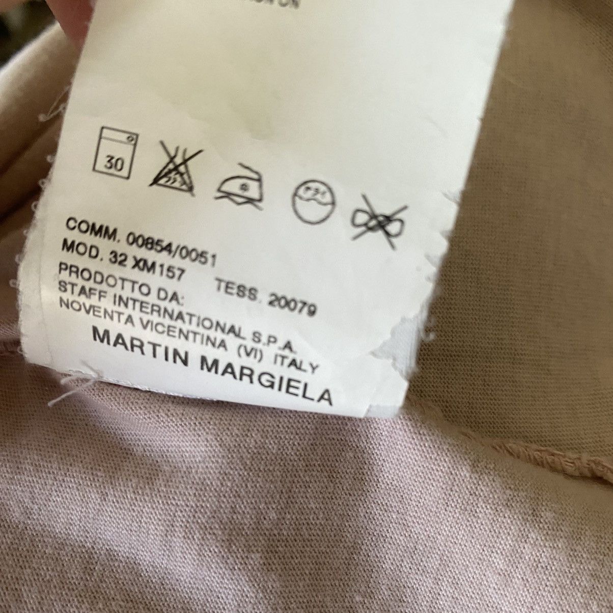 MM6 × Maison Margiela SS05 Twisted Roll Up Sleeve Top Size S / US 4 / IT 40 - 11 Thumbnail