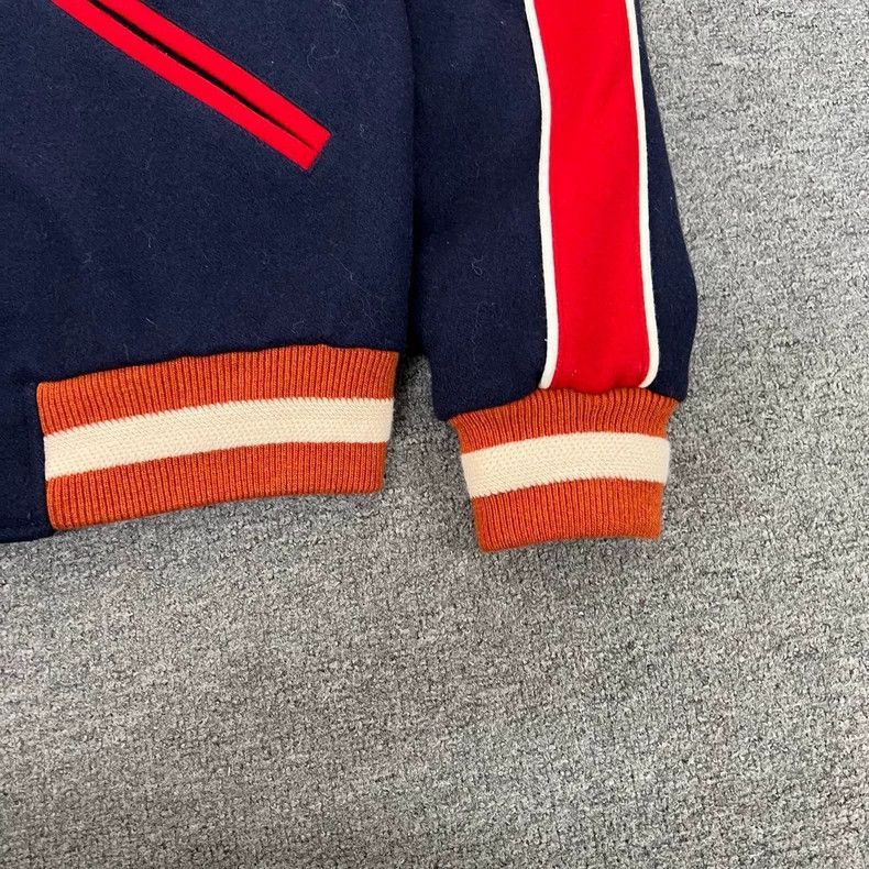 Gucci Gucci Cherry Logo Wool Baseball Jacket-2506 Size M / US 6-8 / IT 42-44 - 6 Thumbnail