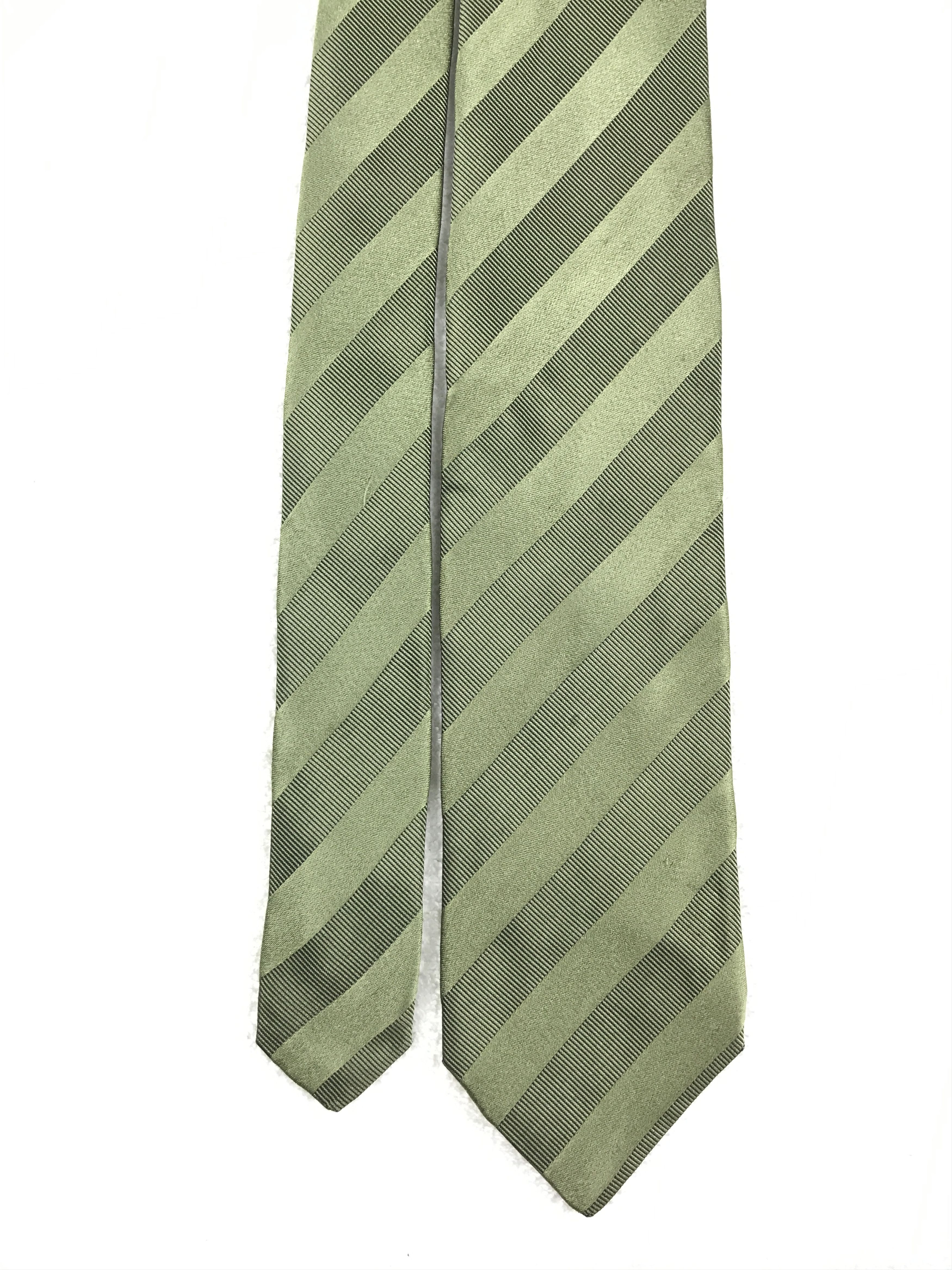 Designer × Lanvin × Vintage Vintage Lanvin 80% Silk 20% Cotton Necktie Size ONE SIZE - 3 Thumbnail