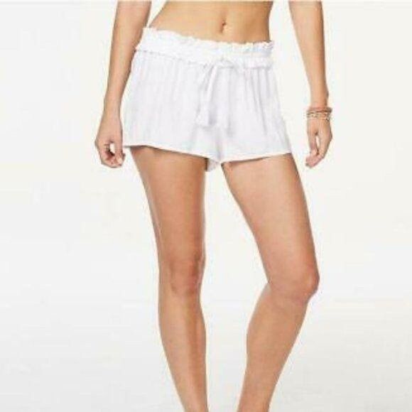 Other California Waves Olive Swim Cover-Up Shorts Size 30" / US 8 / IT 44 - 1 Thumbnail