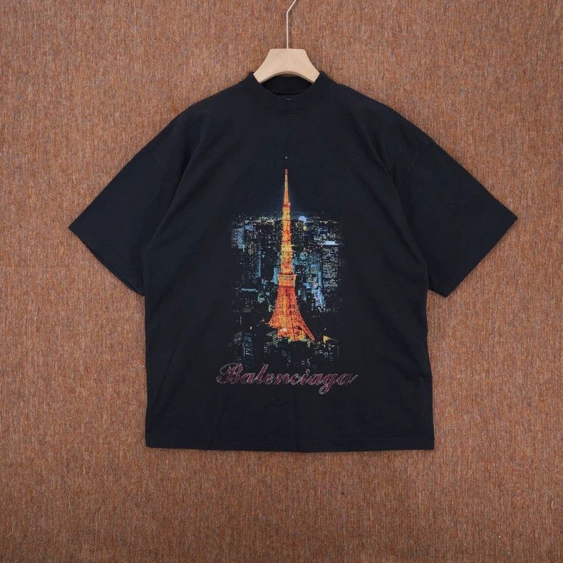 Balenciaga Balenciaga 24SS Ginza Limited Wash Tee - dmc Size US L / EU 52-54 / 3 - 1 Thumbnail