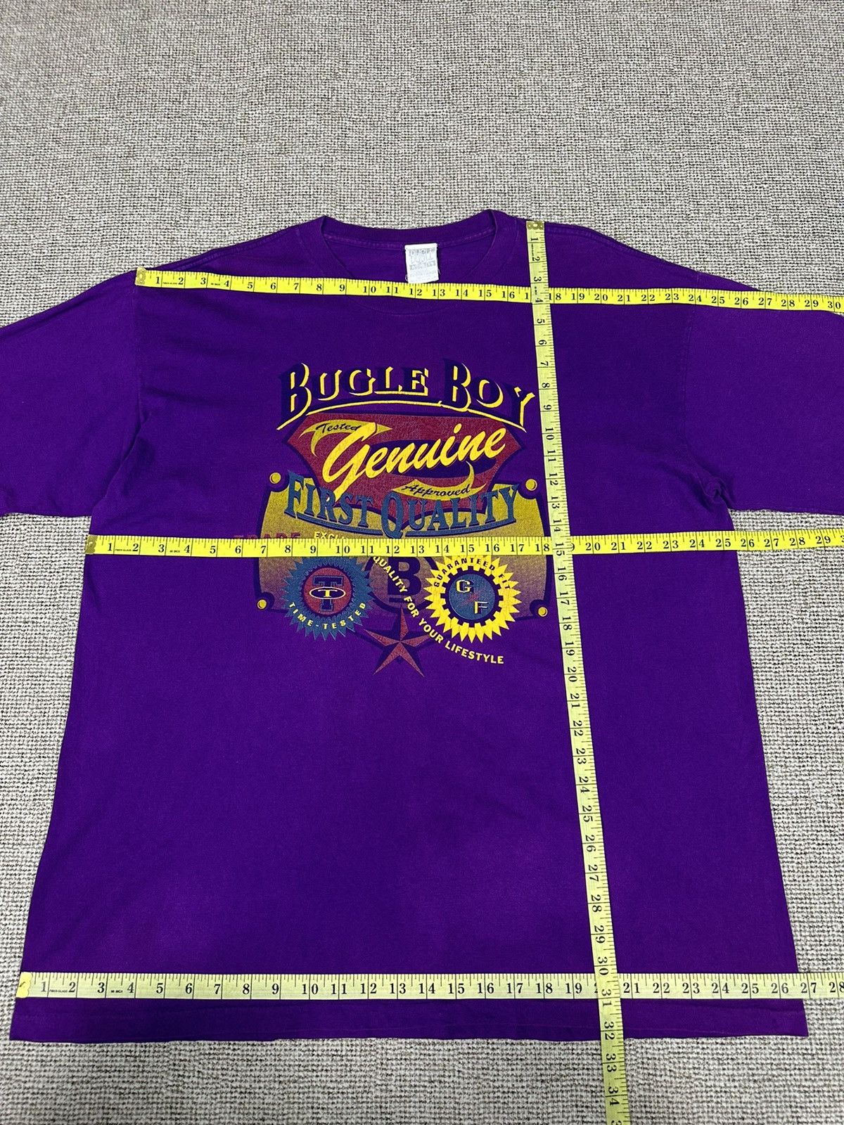 Bugle Boy Vintage Bugle Boy Tshirt A964 Size US XL / EU 56 / 4 - 5 Thumbnail