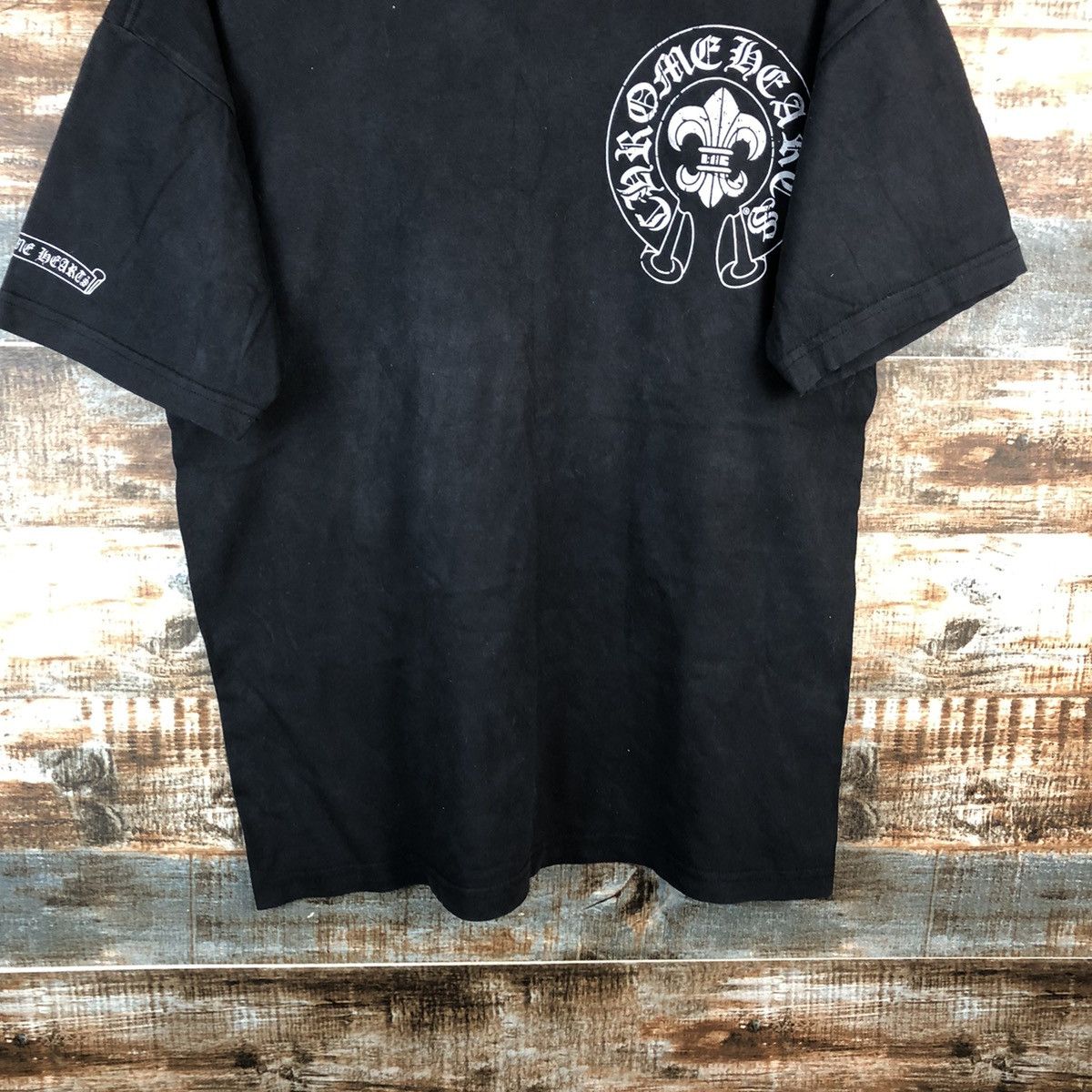 Vintage Cross vintage faded Black T-Shirt #2597 Size US L / EU 52-54 / 3 - 16 Thumbnail