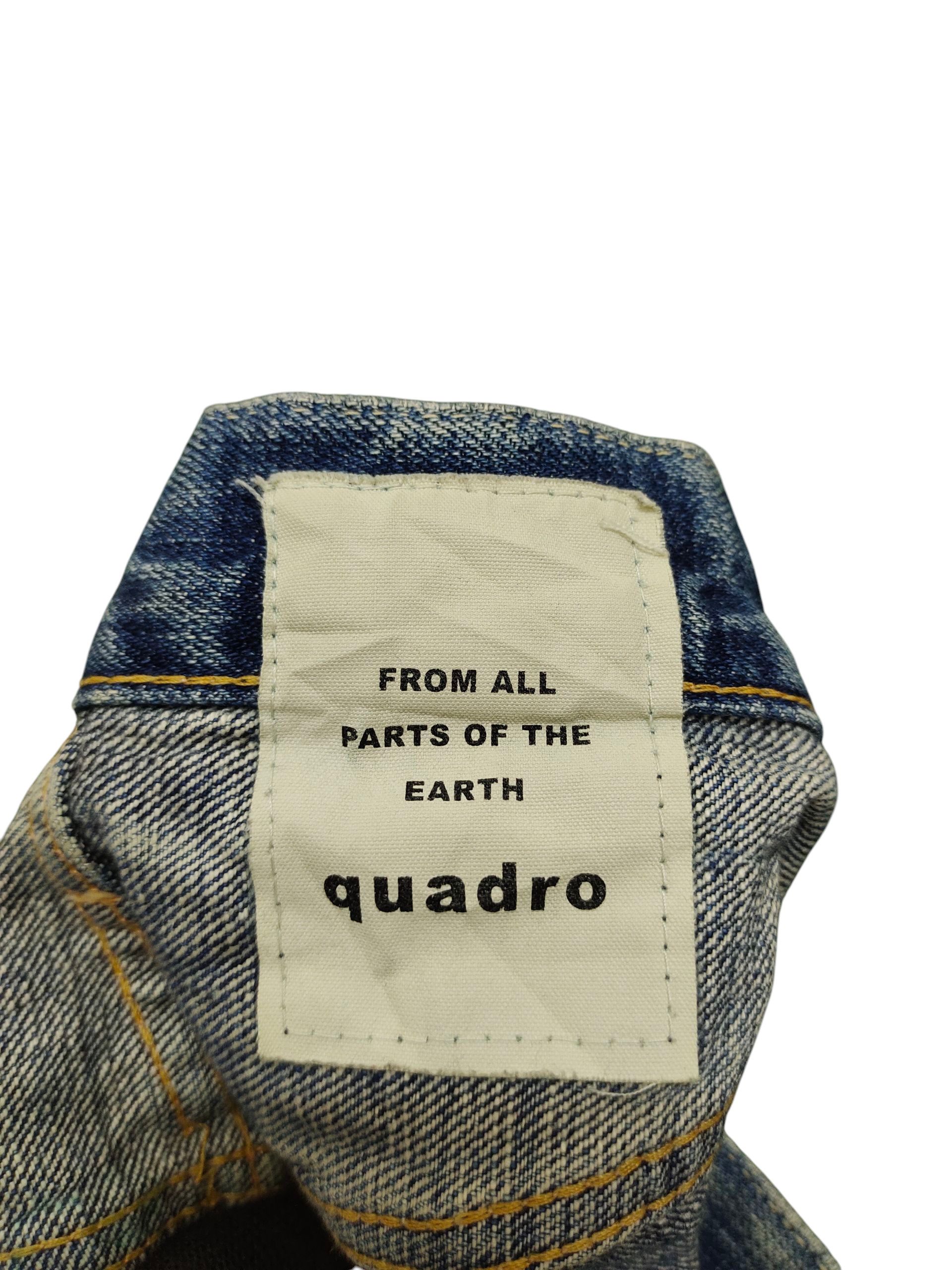 Kapital Quadro Japan Jeans - Clawmark Distress Faded Denim Size US 32 / EU 48 - 10 Thumbnail
