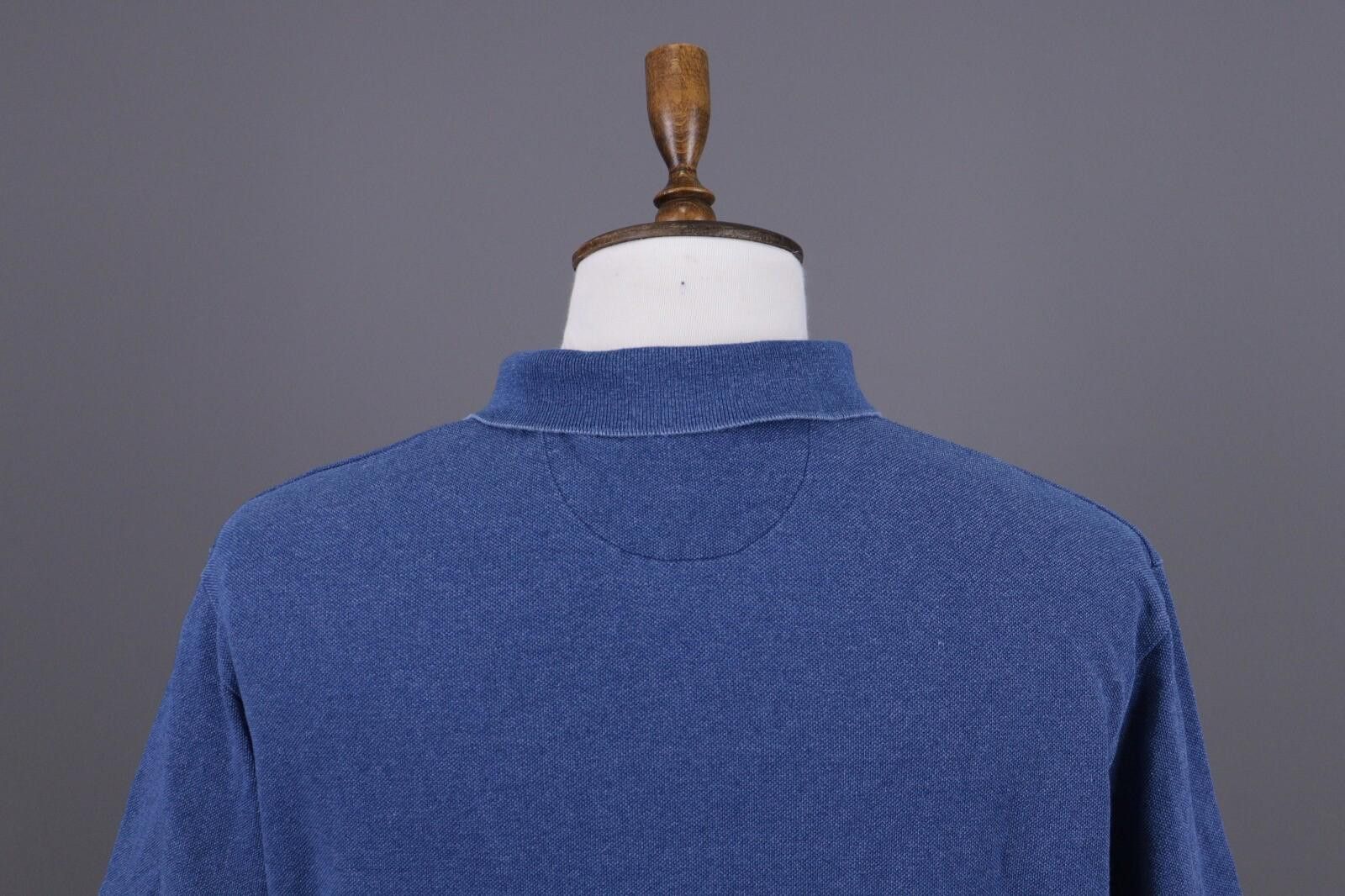 Designer Hackett London Classic Fit Blue Polo Shirt Size XL Size US XL / EU 56 / 4 - 9 Thumbnail