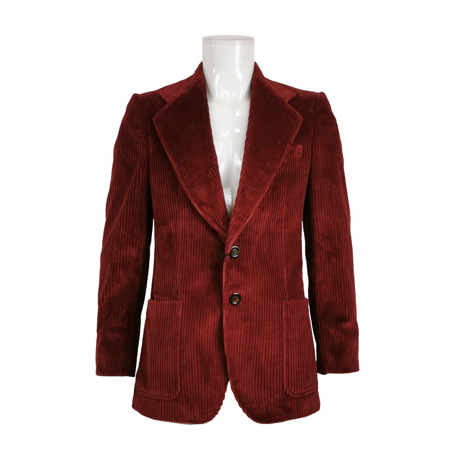 Gucci Gucci Red Corduroy Blazer 48 Size 38R - 1 Thumbnail
