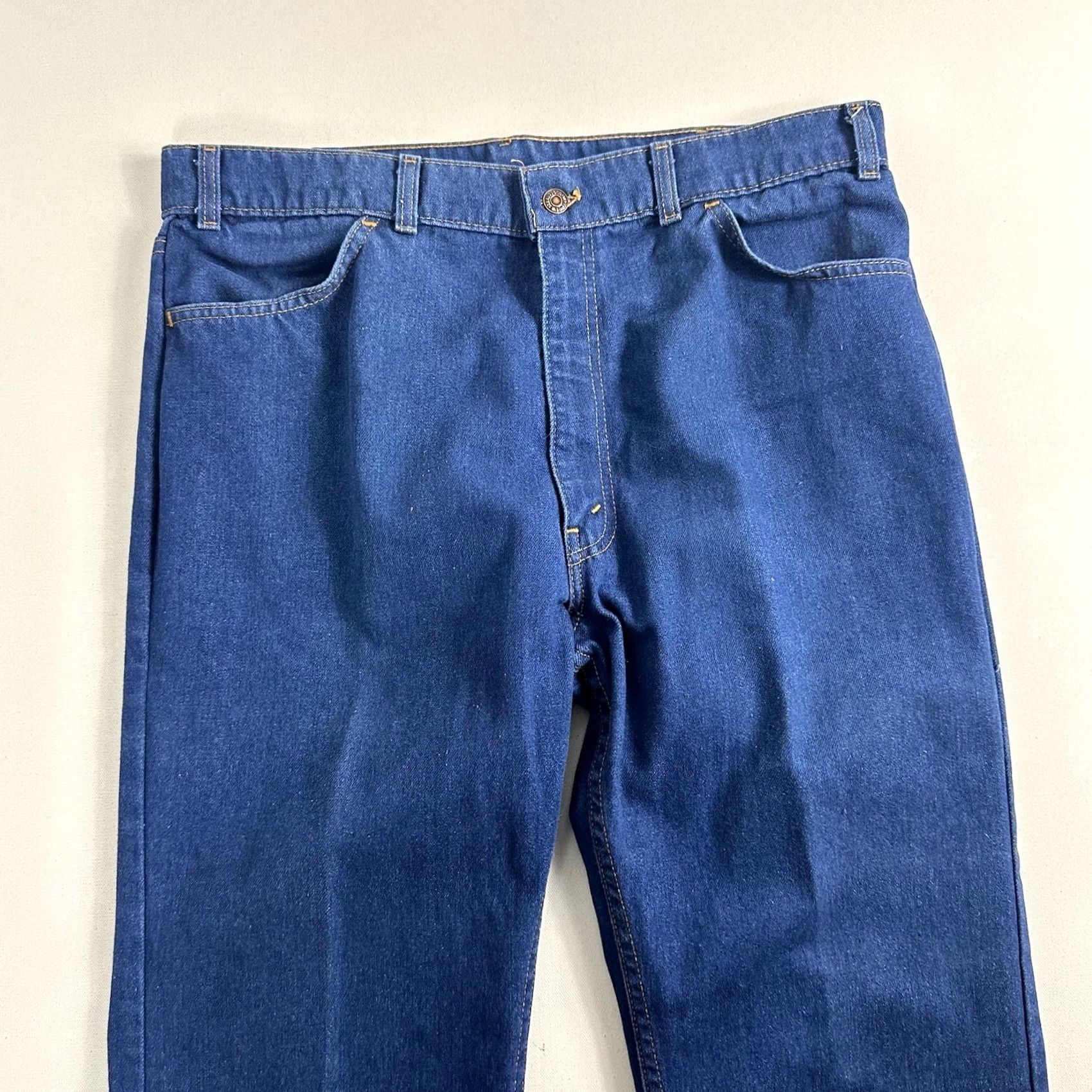 Levi's VINTAGE Levi’s Jean Mens Size 36x31 Blue Orange Tab 80s 1984 Skosh More Room Size US 36 / EU 52 - 5 Thumbnail