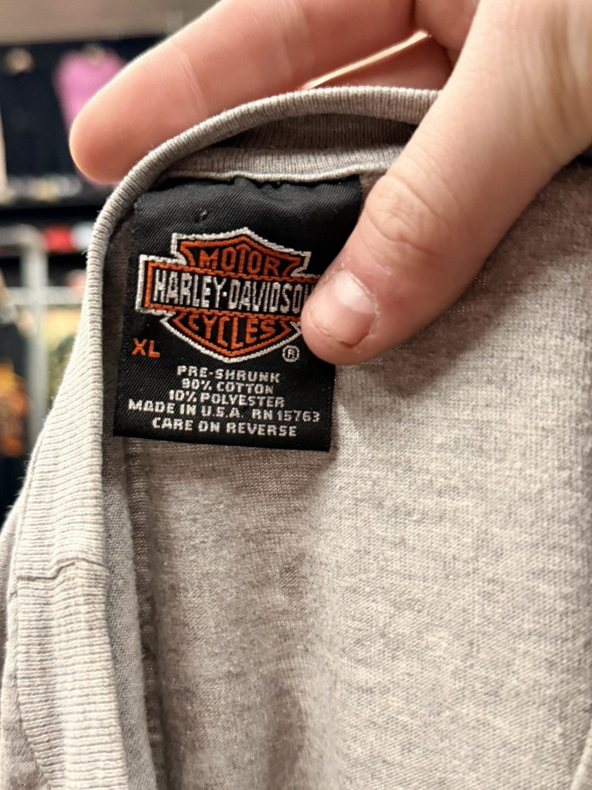 Vintage Vintage Harley Davidson tee Size US L / EU 52-54 / 3 - 3 Thumbnail
