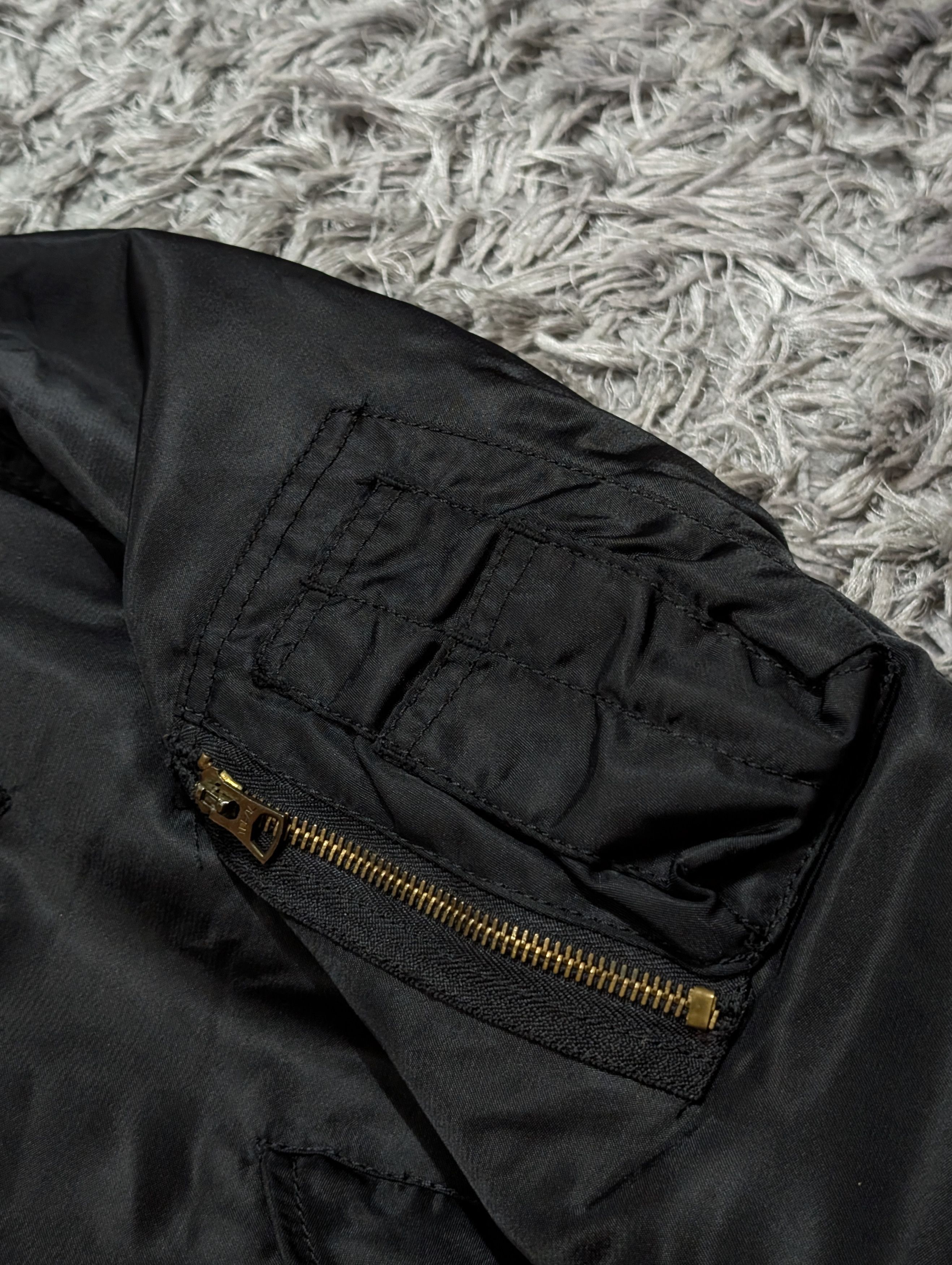 Vintage Vintage Surplas Black MA-1 Bomber Jacket JJJ Flight Jacket Size US M / EU 48-50 / 2 - 7 Thumbnail