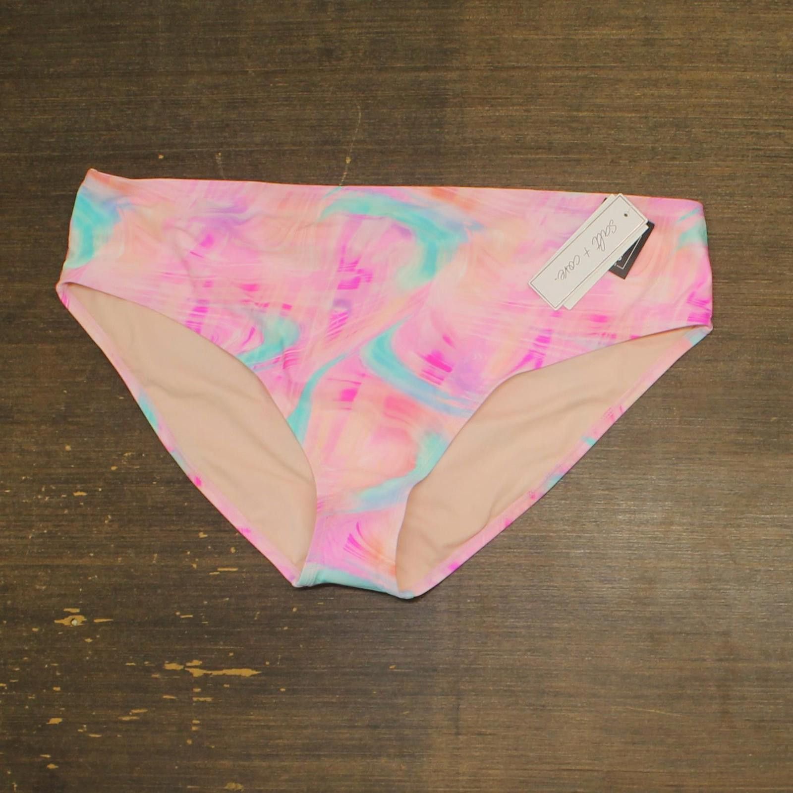 Other Nwt Salt + Cove Size Swim Bottom Wave Multi Pink 3x (22-24) Size ONE SIZE - 1 Thumbnail