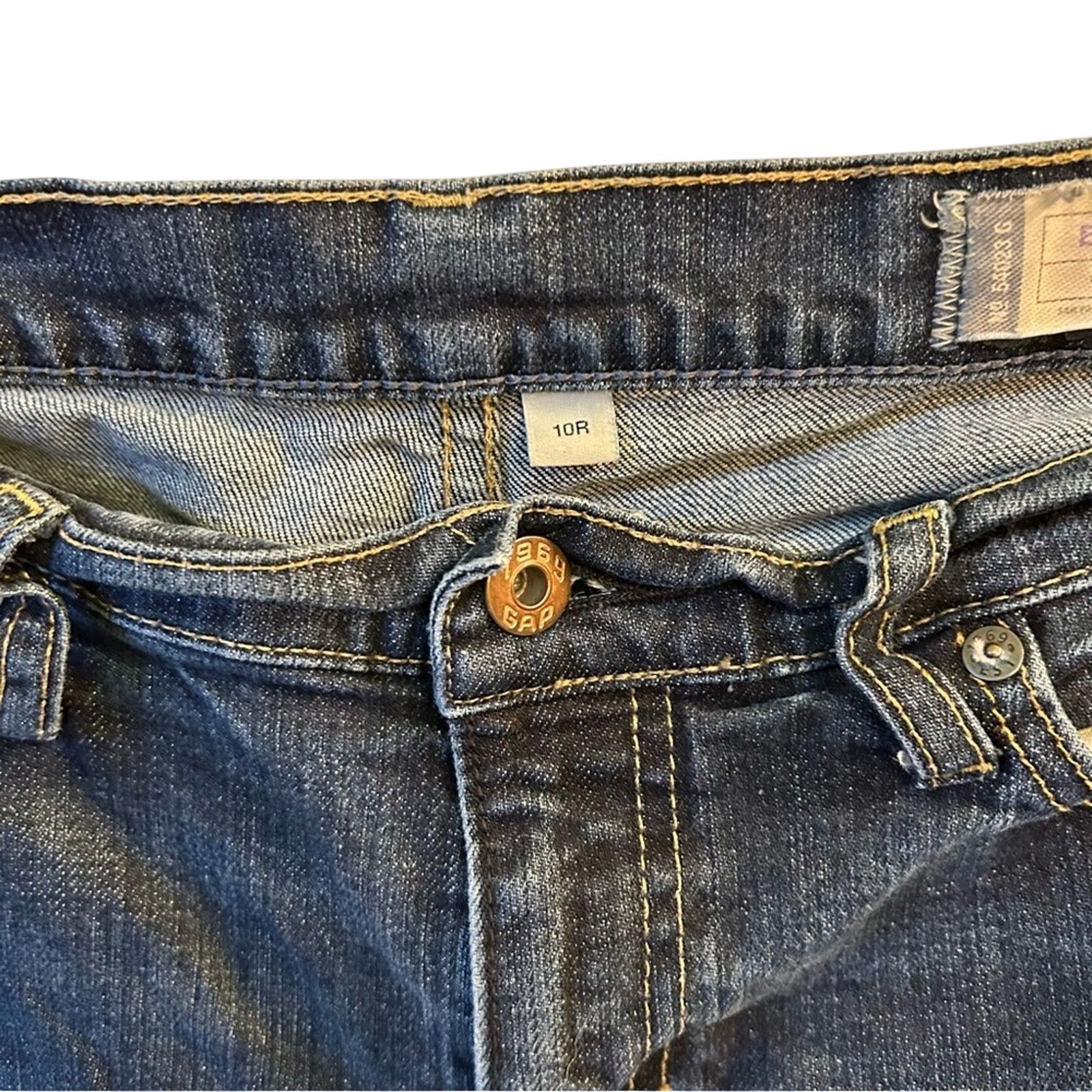 Gap Gap Bootcut Jeans Size 10 Medium Wash Stretch Denim Modern Size 32" / US 10 / IT 46 - 8 Thumbnail