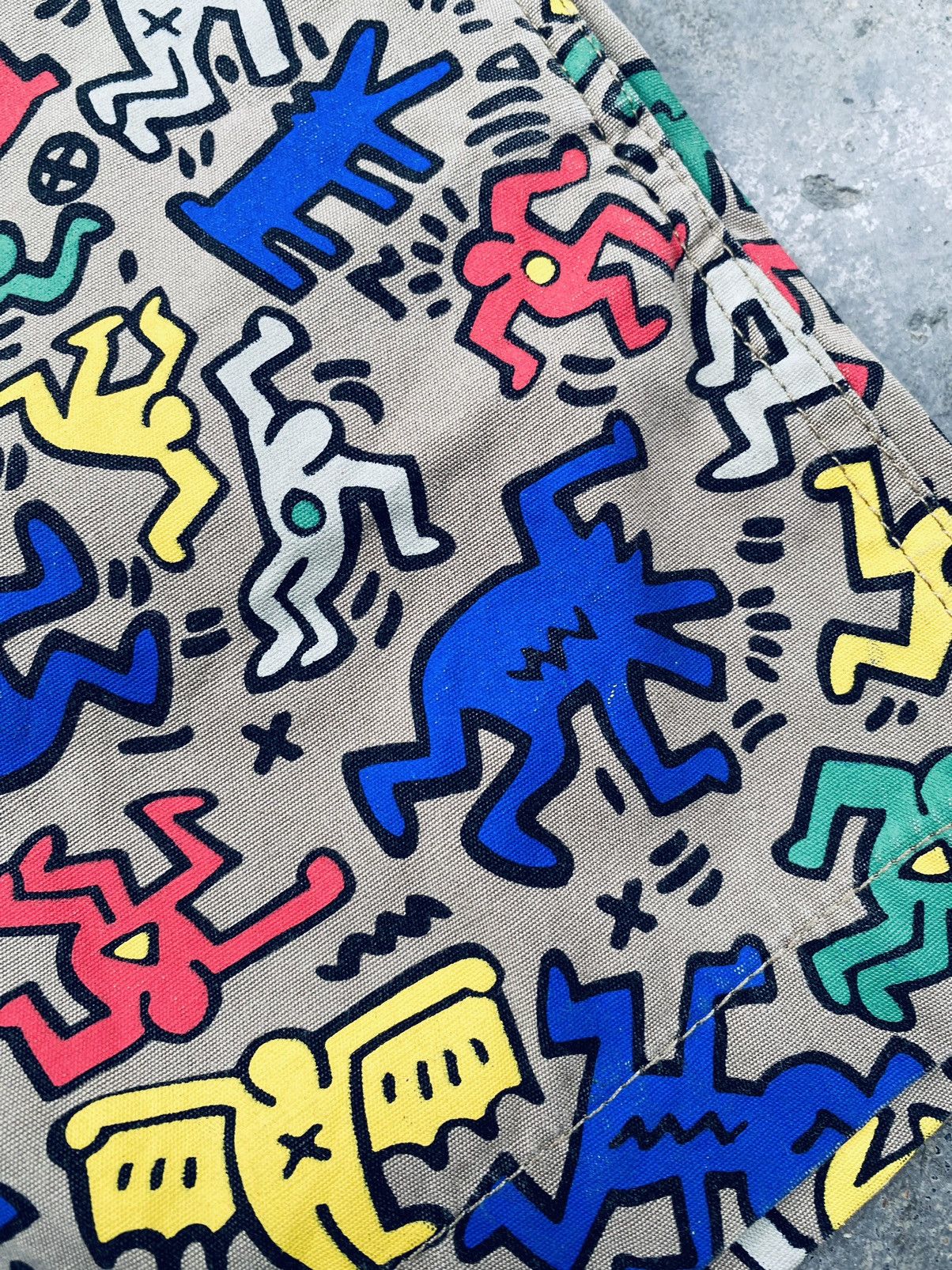 Keith Haring Vintage Y2k Gramicci Keith Haring Pop Art Jorts Pants Size US 30 / EU 46 - 12 Thumbnail