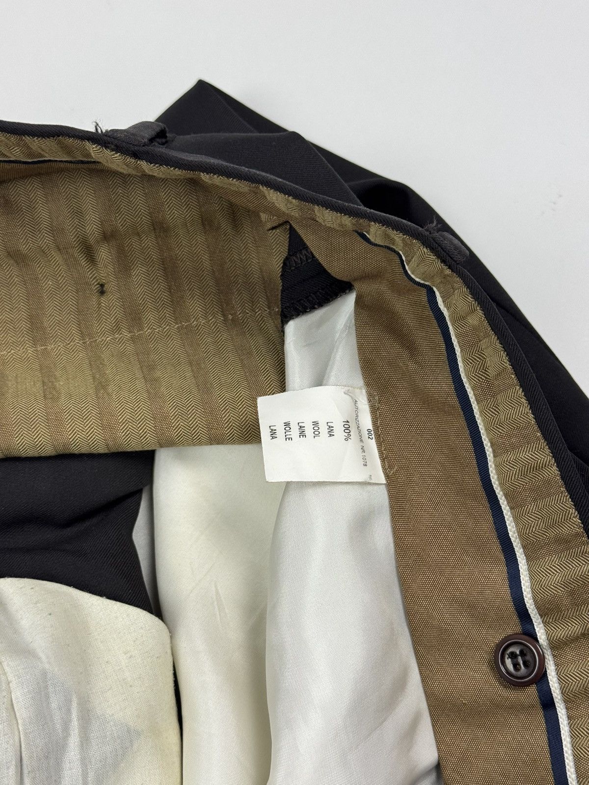Ermenegildo Zegna Gritti by Ermenegildo Zegna Wool Classic Trousers Pants Size US 34 / EU 50 - 14 Thumbnail
