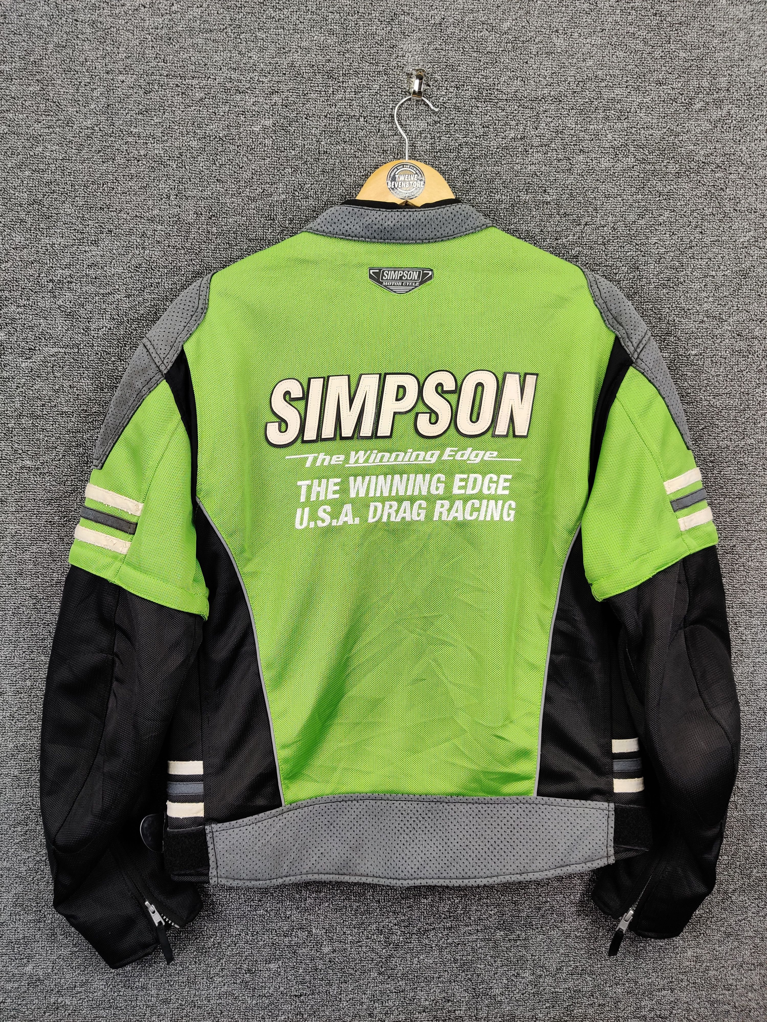 Vintage Vintage Simpson Racing Motorcycle Jacket Size US M / EU 48-50 / 2 - 8 Thumbnail