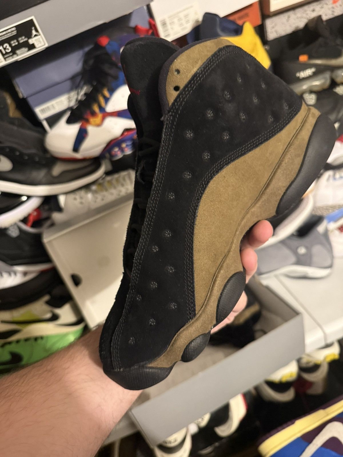 Jordan Brand Jordan retro 13 olive size 8 Size US 8 / EU 41 - 3 Thumbnail