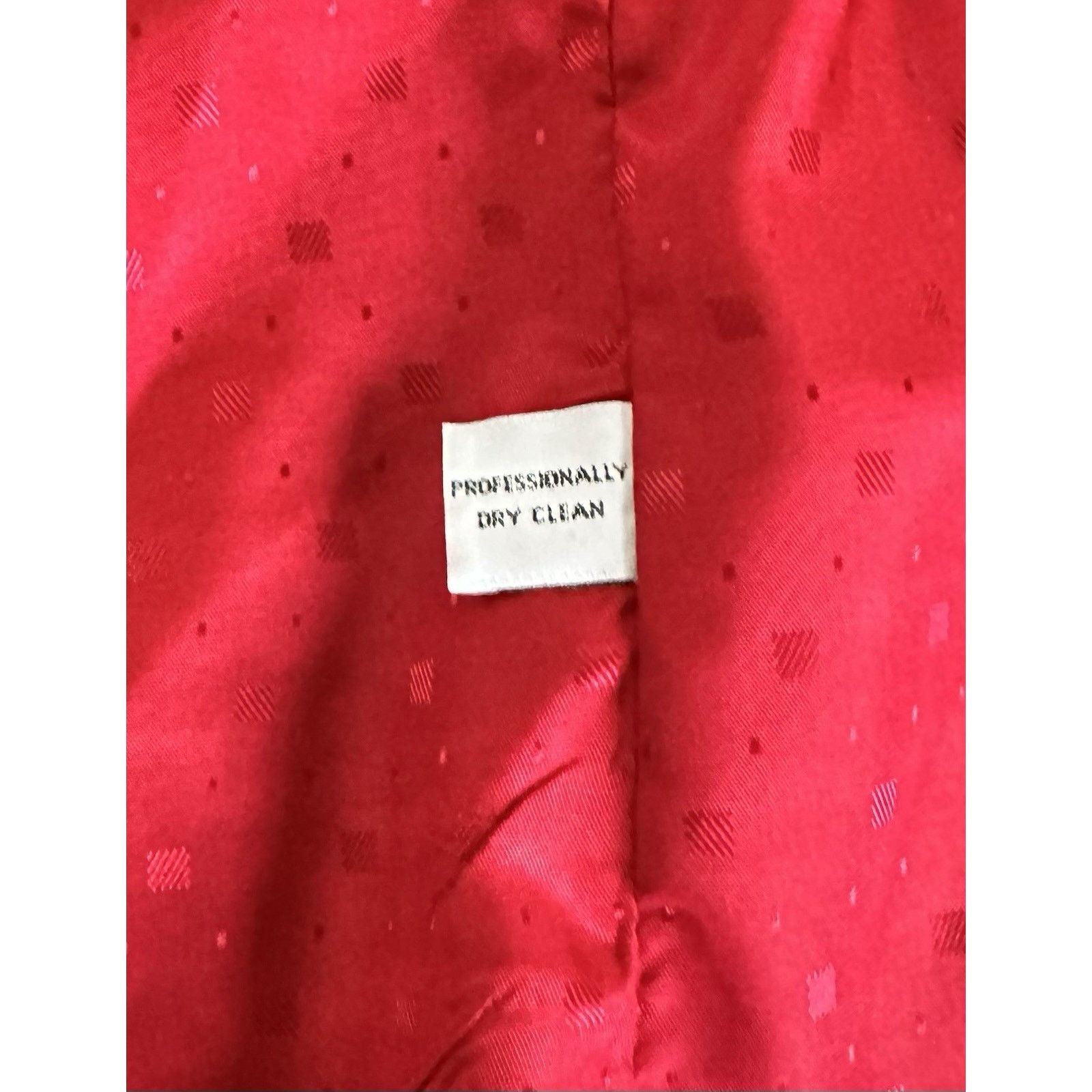 Talbots Vintage Talbots Women’s Blazer Jacket 16 Petite Red Wool Size XXL / US 16-18 / IT 52-54 - 4 Thumbnail