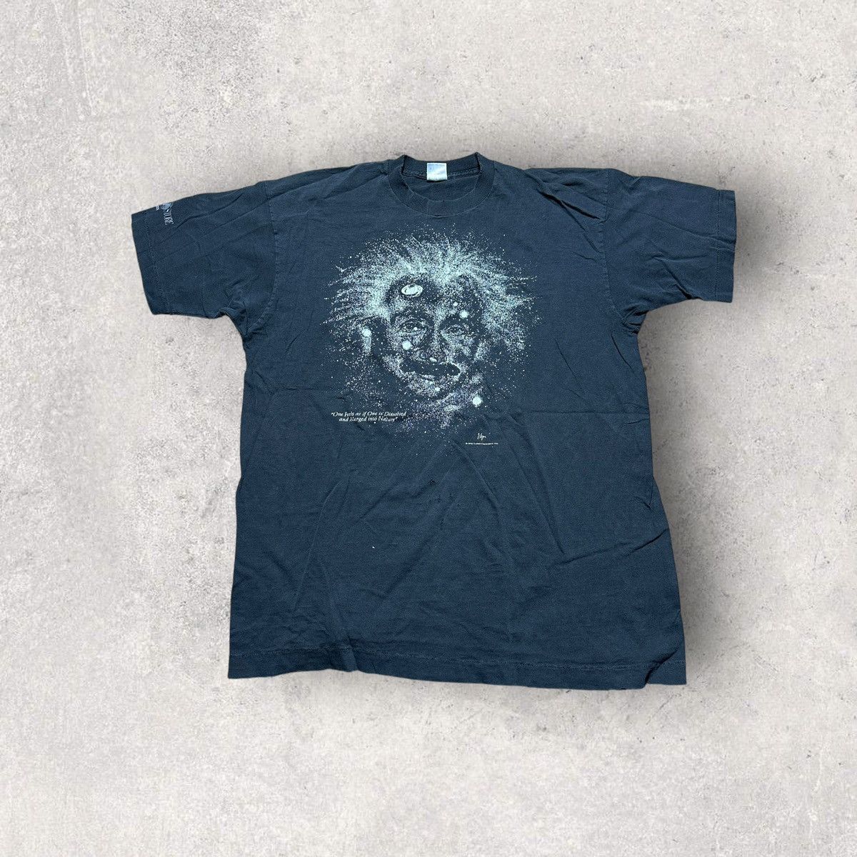 Fruit Of The Loom × Vintage Vintage Albert Einstein tee Size US XL / EU 56 / 4 - 1 Thumbnail