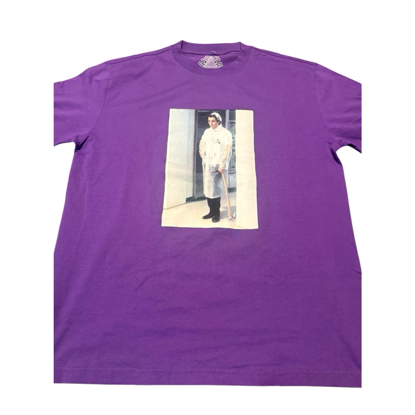 Palace VINTAGE Palace American Psycho T-Shirt Royal Purple L Mens Great Condition RARE Size US L / EU 52-54 / 3 - 3 Thumbnail