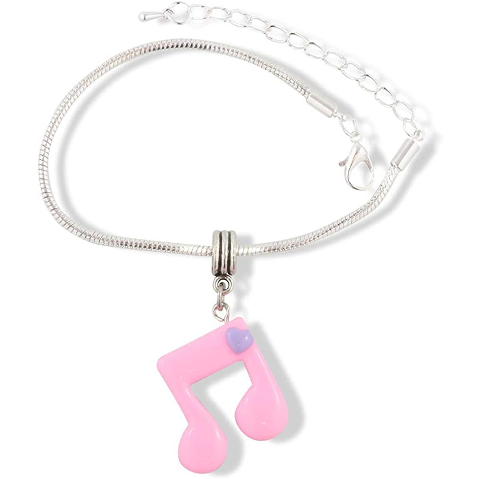 & Other Stories Music Note Plastic Charm Stainless Steel Bracelet Size ONE SIZE - 1 Thumbnail