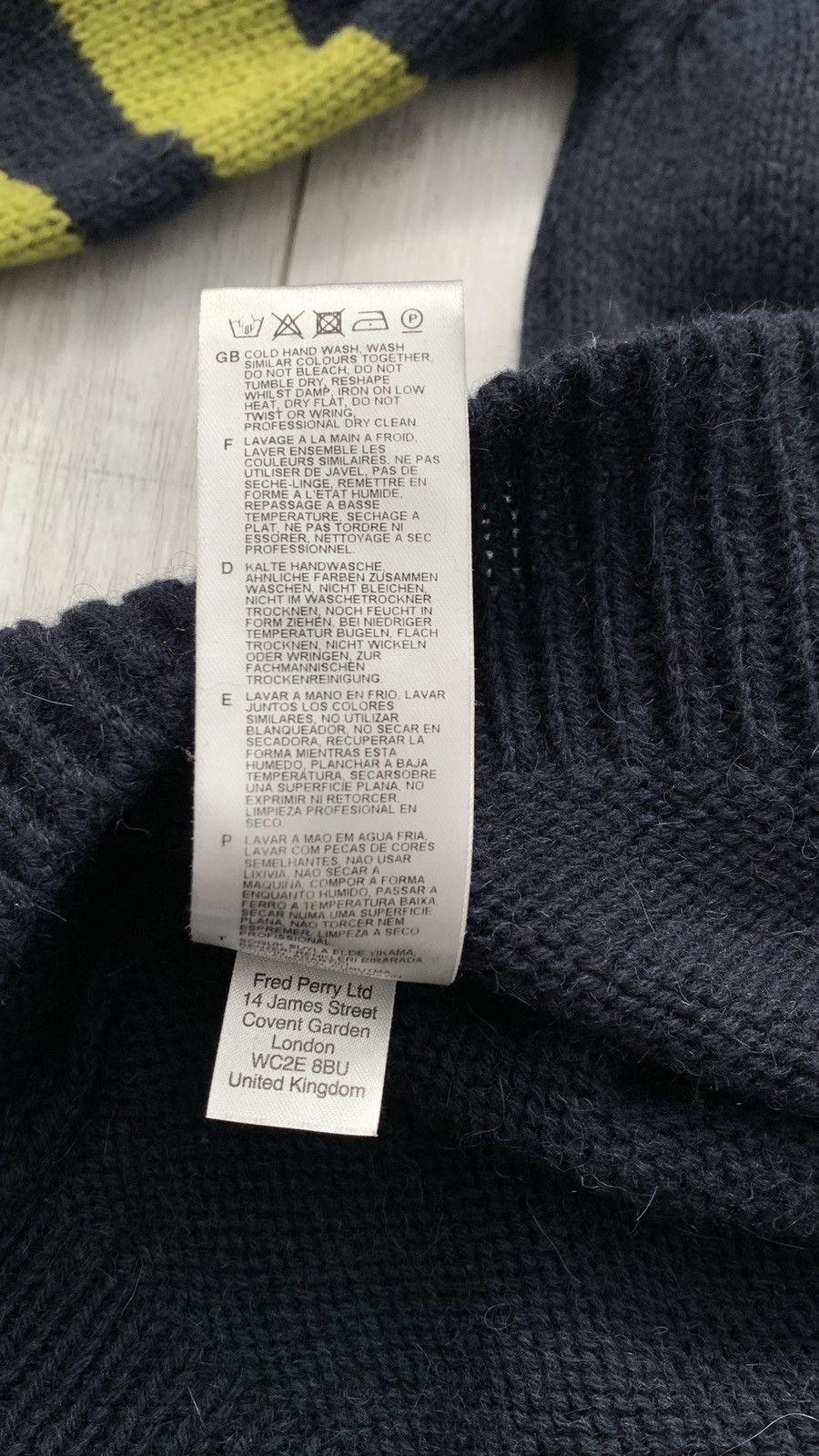 Fred Perry × Raf Simons × Raf by Raf Simons Fred Perry & Raf Simons Wool Alpaca Knitted Jumpers Sweater Size US M / EU 48-50 / 2 - 7 Thumbnail