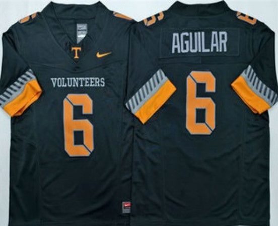 Other Tennessee Volunteers #6 Joey Aguilar Jersey Black Size US L / EU 52-54 / 3 - 3 Thumbnail