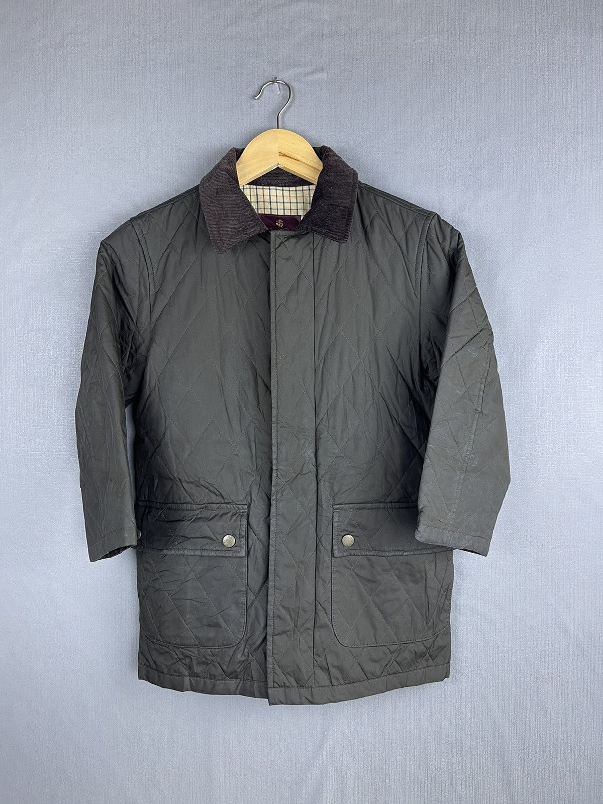 image of Brooks Brothers Quilted Jacket in Olive, Men's (Size XS)