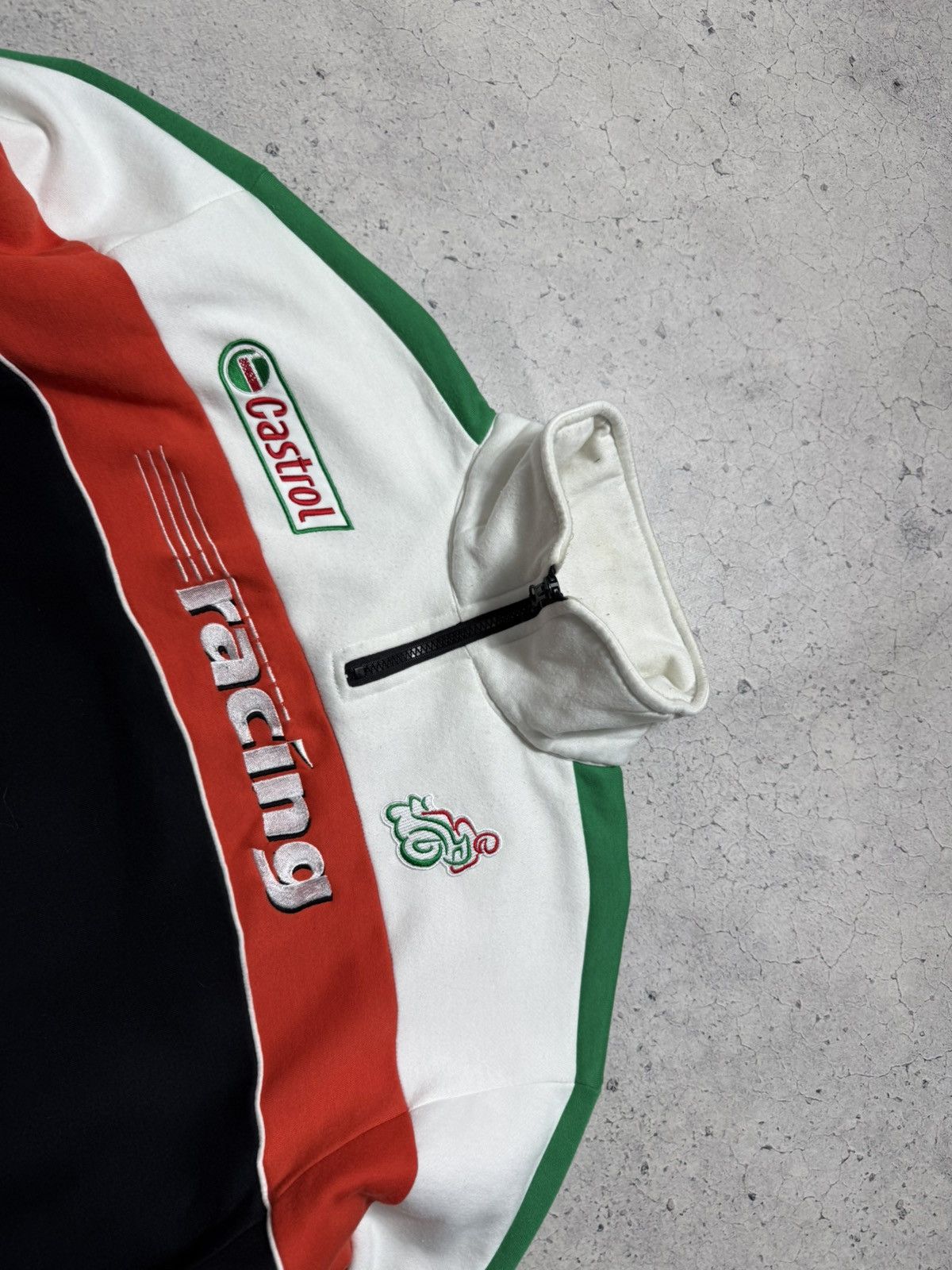 Vintage Castrol Racing Vintage Fleece Sweatshirt Size XL Size US XL / EU 56 / 4 - 4 Thumbnail