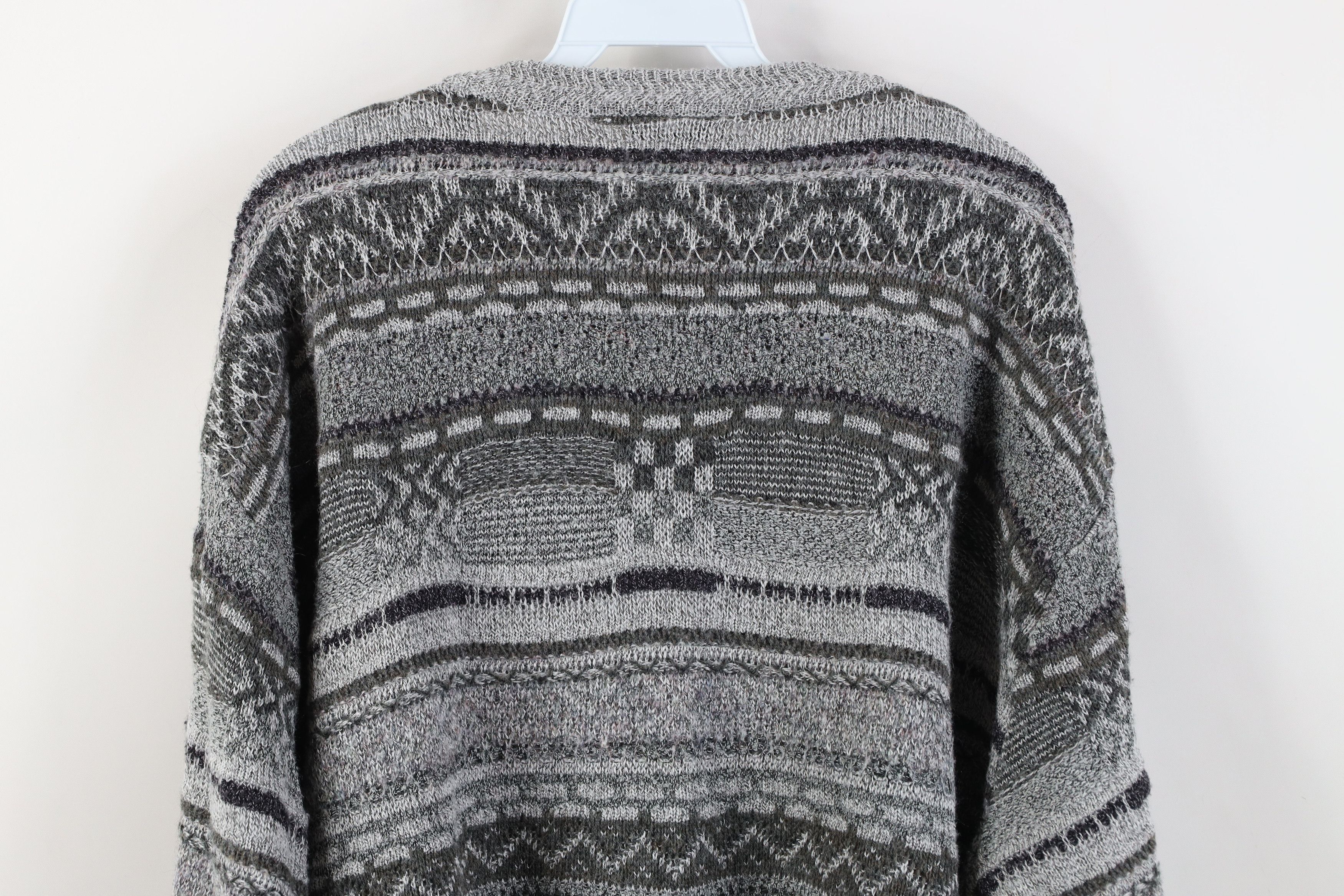 Vintage Vintage 90s Coogi Style Wool Blend Knit Crewneck Sweater Size US XXL / EU 58 / 5 - 11 Thumbnail