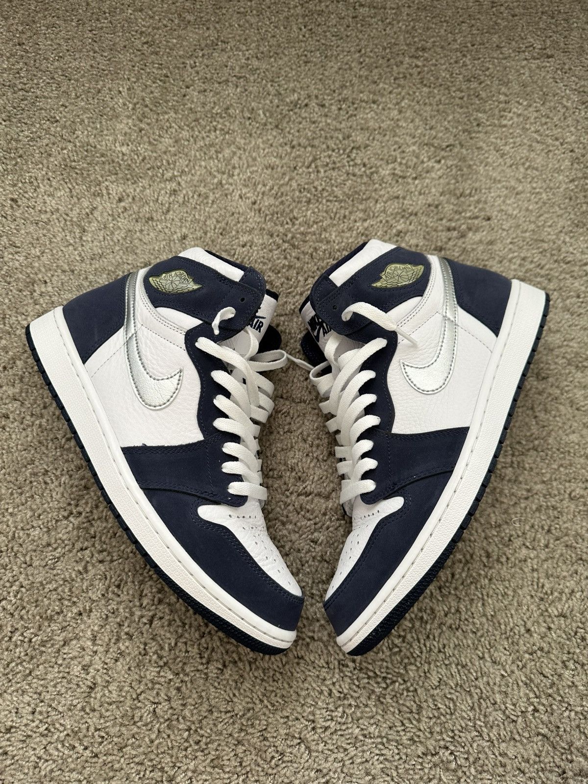 Jordan Brand Air Jordan 1 High COJP Midnight Navy Size US 10 / EU 43 - 3 Thumbnail