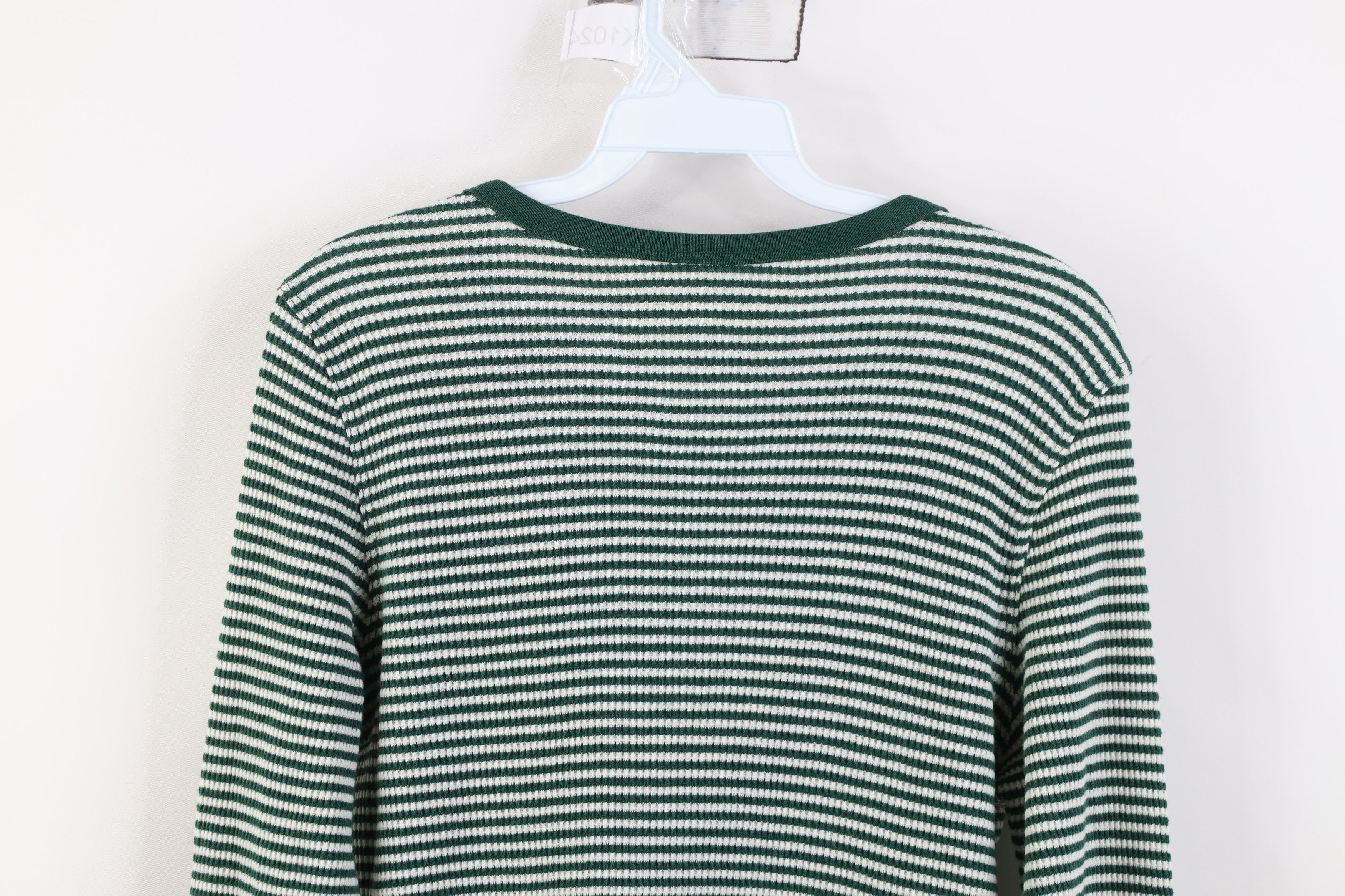 American Eagle Outfitters Vintage Y2K American Eagle Striped Thermal Knit T-Shirt Size M / US 6-8 / IT 42-44 - 10 Thumbnail