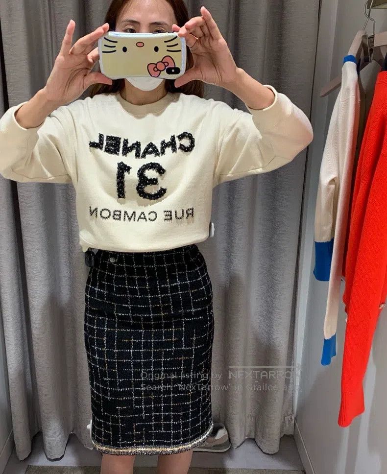 Chanel Chanel High-waisted small-flavoured short skirt Size 25" / US 0 / IT 36 - 7 Thumbnail