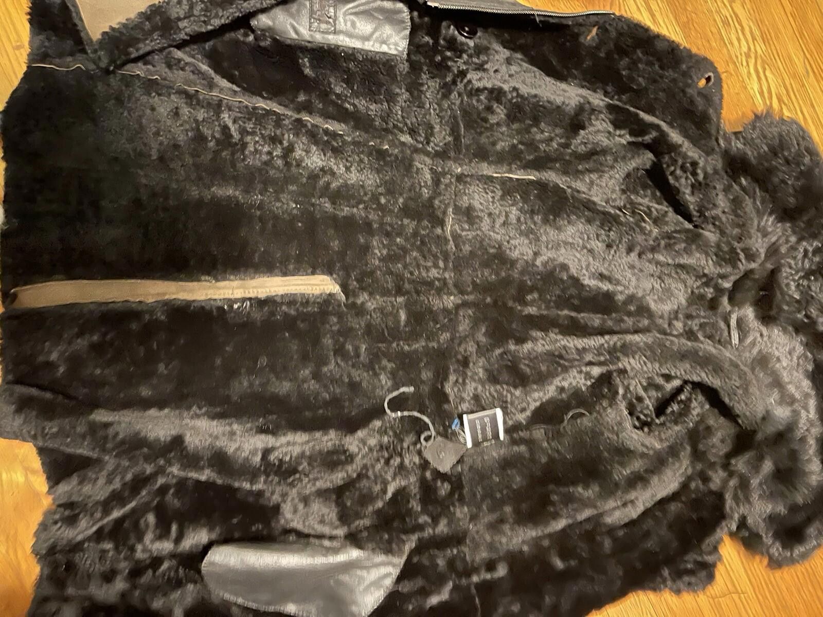 Other Neohit Shearling Suede Asymmetrical Zipped Biker Coat SzXS Size XS / US 0-2 / IT 36-38 - 6 Thumbnail