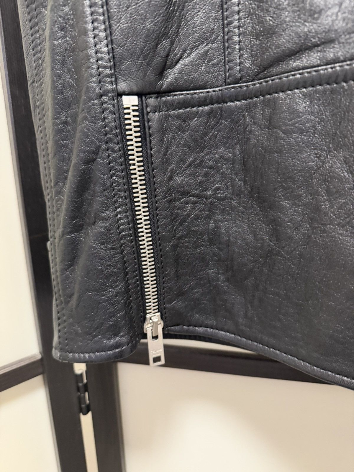 Celine RARE - SS22 Oversized Cowboy Lambskin Biker Vest 52 Size US L / EU 52-54 / 3 - 18 Thumbnail