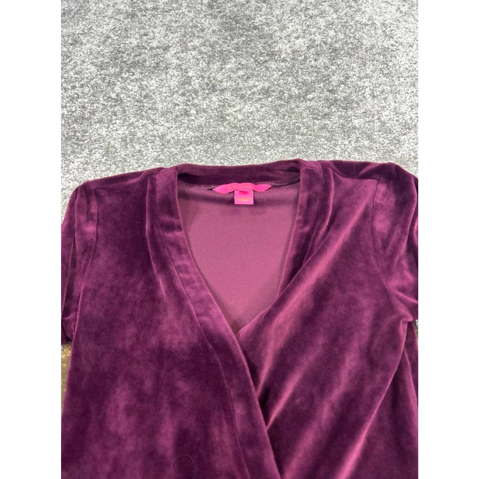 Lilly Pulitzer Lilly Pulitzer Romper Womens Xxs Purple Velvet Wrap Size 24" / US 00 / IT 34 - 2 Thumbnail