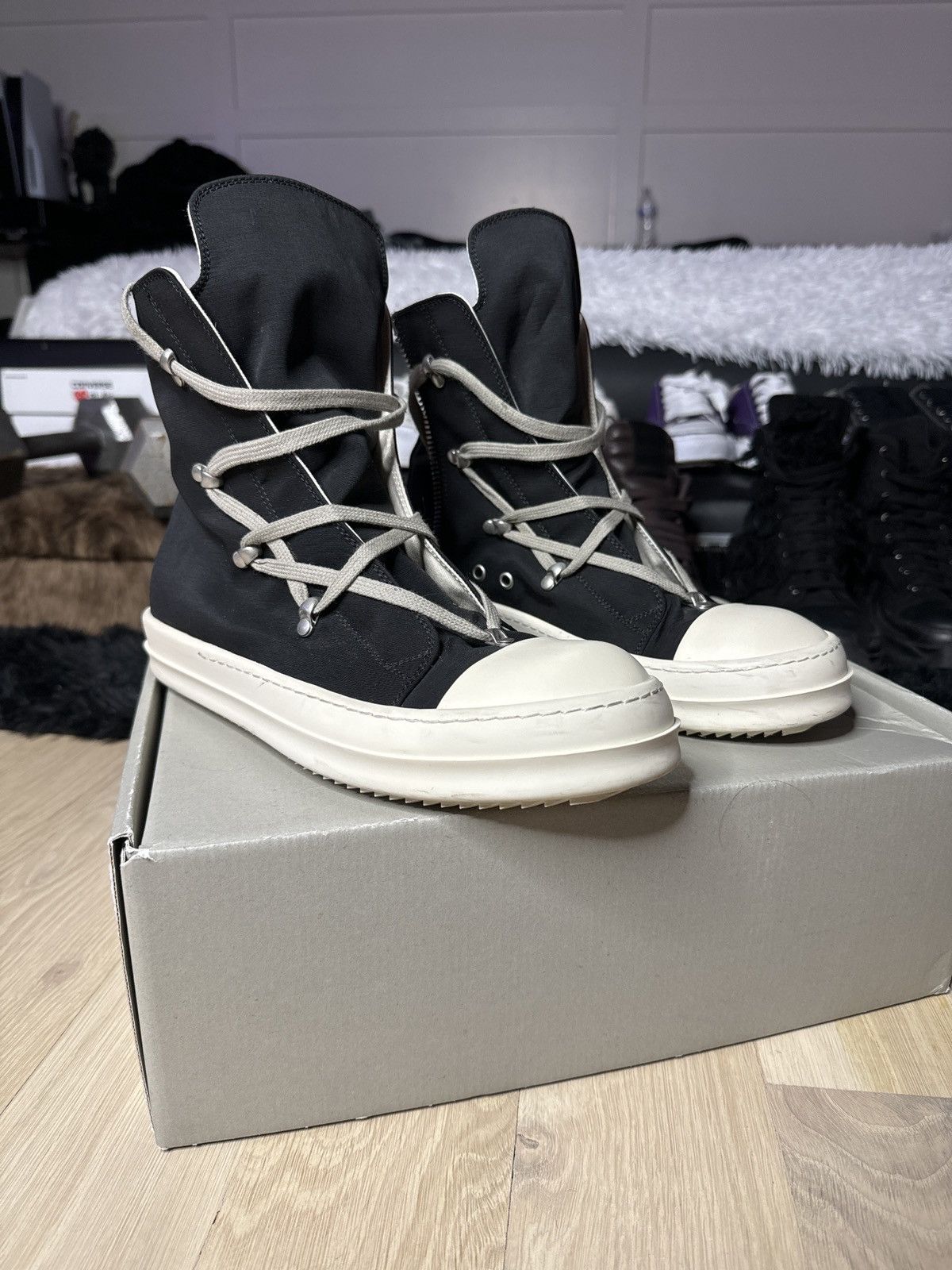 Rick Owens × Rick Owens Drkshdw Rick Owens Drkshdw Hexa Sneaks 