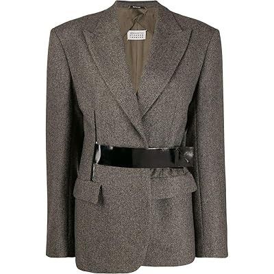 Maison Margiela Last Maison Margiela Grey Woolen Blazer Size XS / US 0-2 / IT 36-38 - 1 Thumbnail
