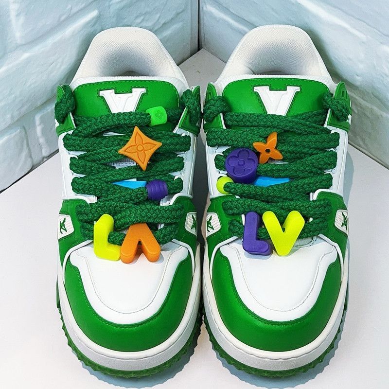 Louis Vuitton Louis Vuitton Trainer Maxi Low Top Fashion Sneakers -2508 Size US 7.5 / EU 40-41 - 2 Thumbnail